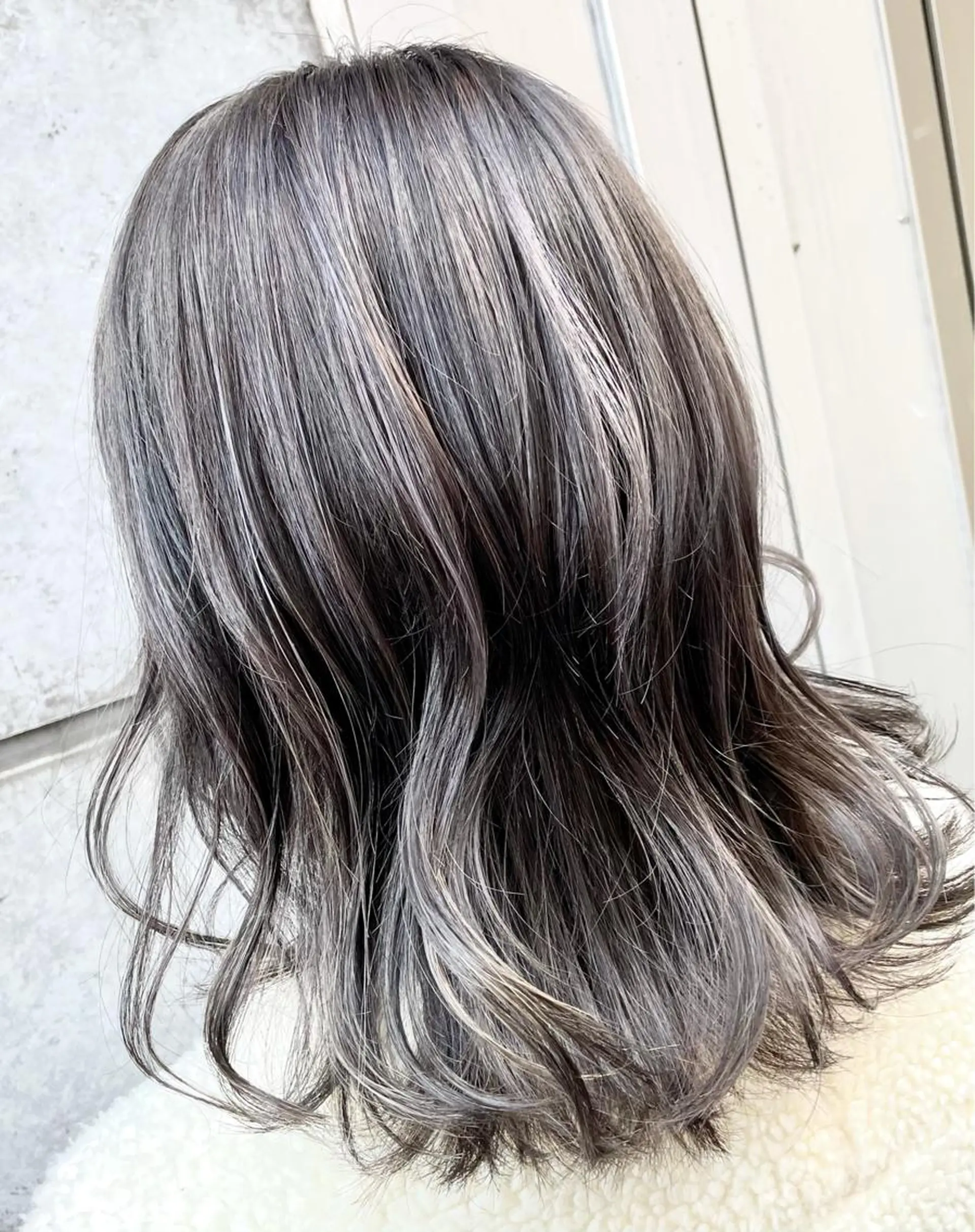 ミディアム カラー ヘアアレンジ MiU所属・韓国×髪質改善×美髪 縮毛矯正×レイヤーのヘアスタイル
