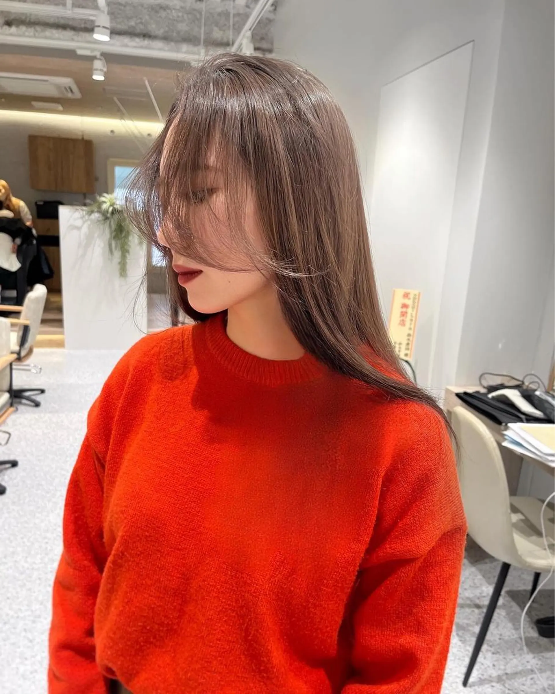 ロング カラー 透明感カラー 顔周りカット behov所属・柔らかカラー 🤎Tsubasaのヘアスタイル