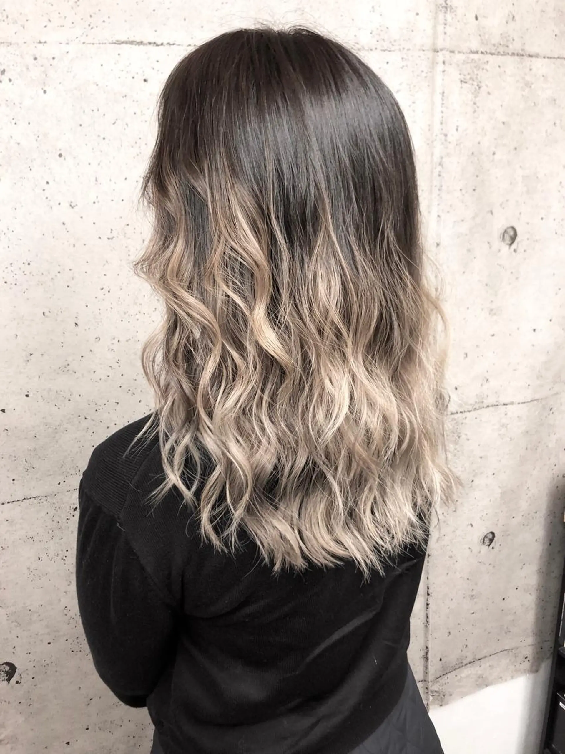 ロング カラー 奥山義進/大宮 /ダブルカラーのヘアスタイル