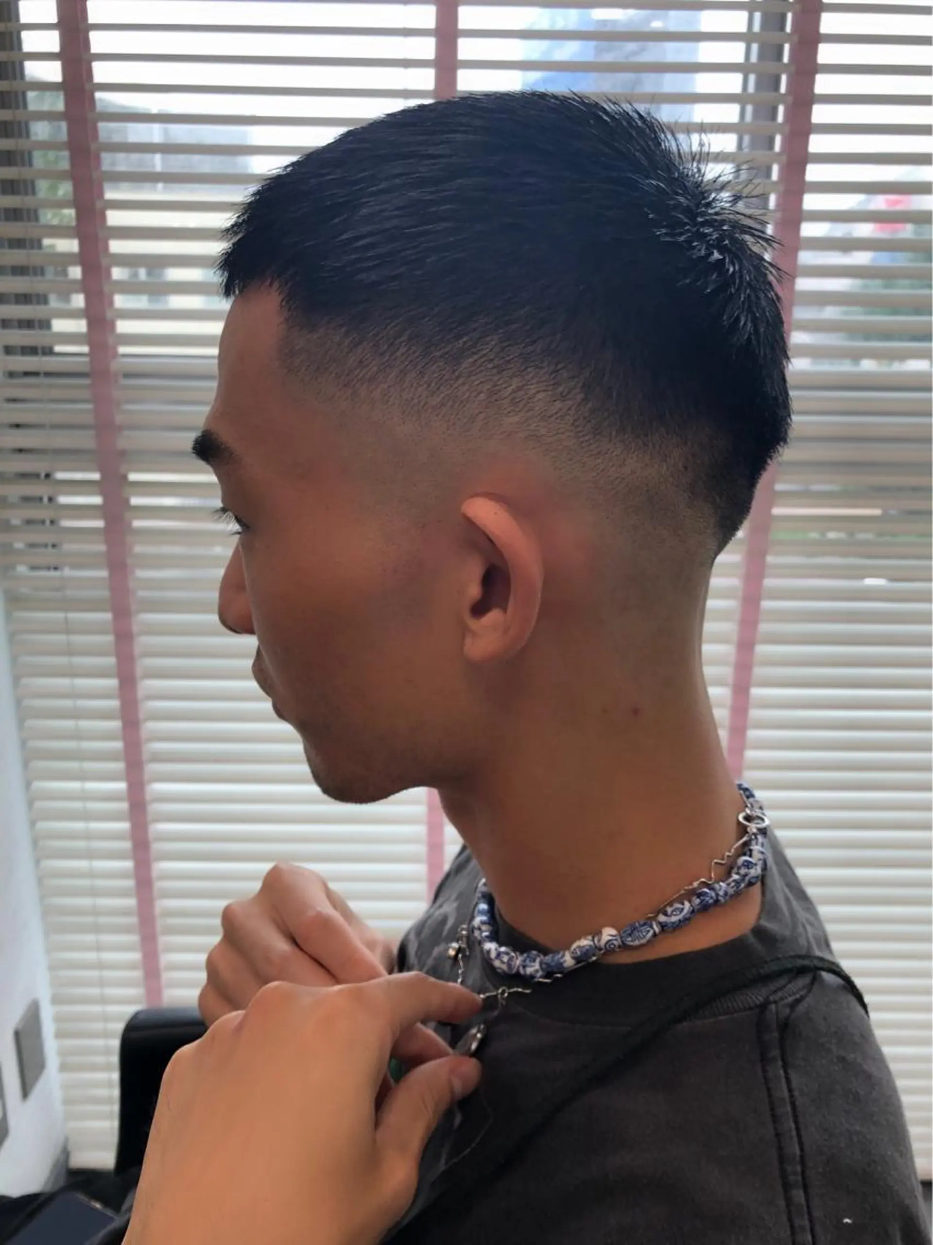 メンズ フェードカット スキンフェード Hair&Make Nahoのマツエク・マツパデザイン