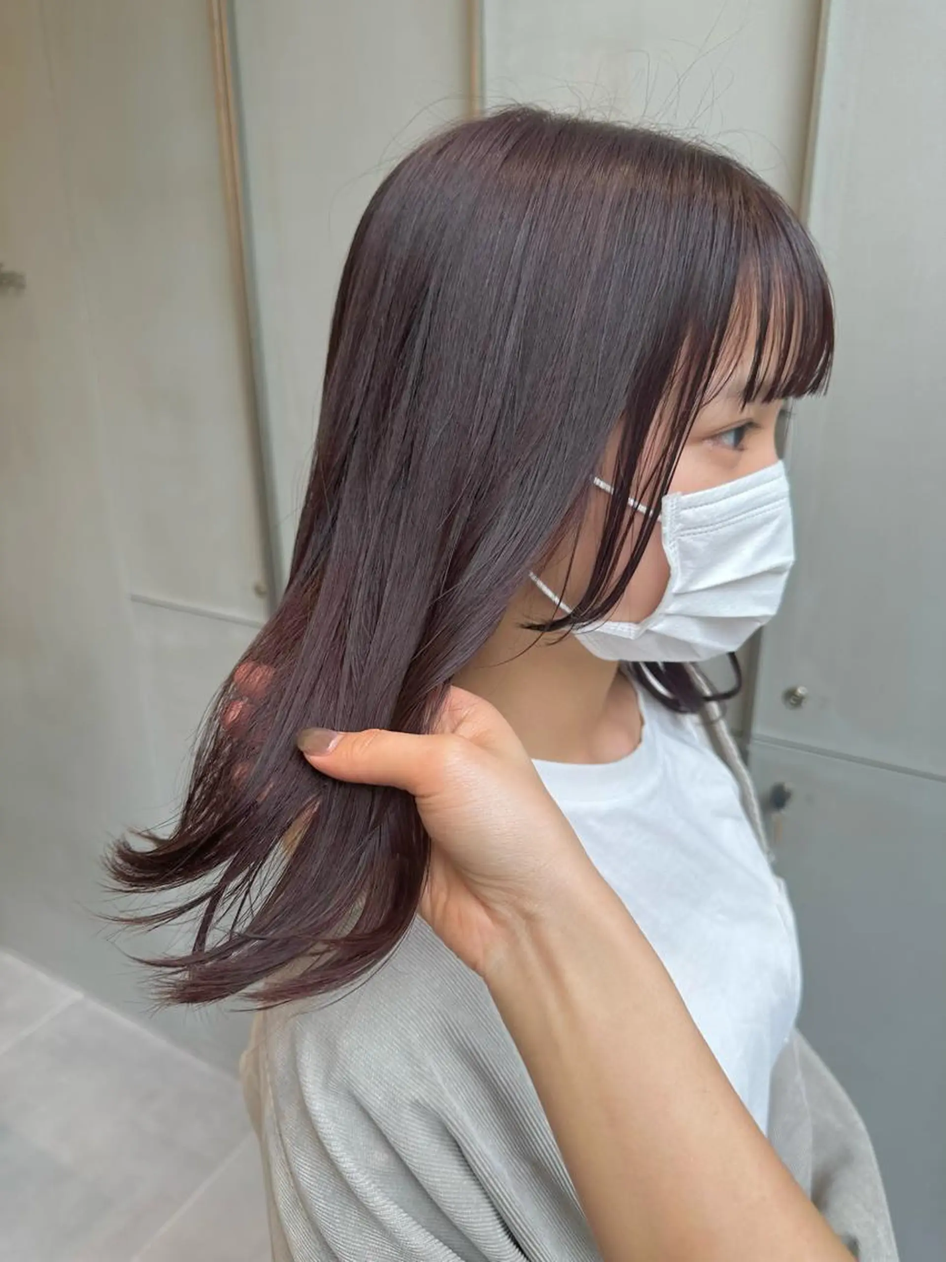 ミディアム カラー 透ける艶カラー💎 ミオのヘアスタイル