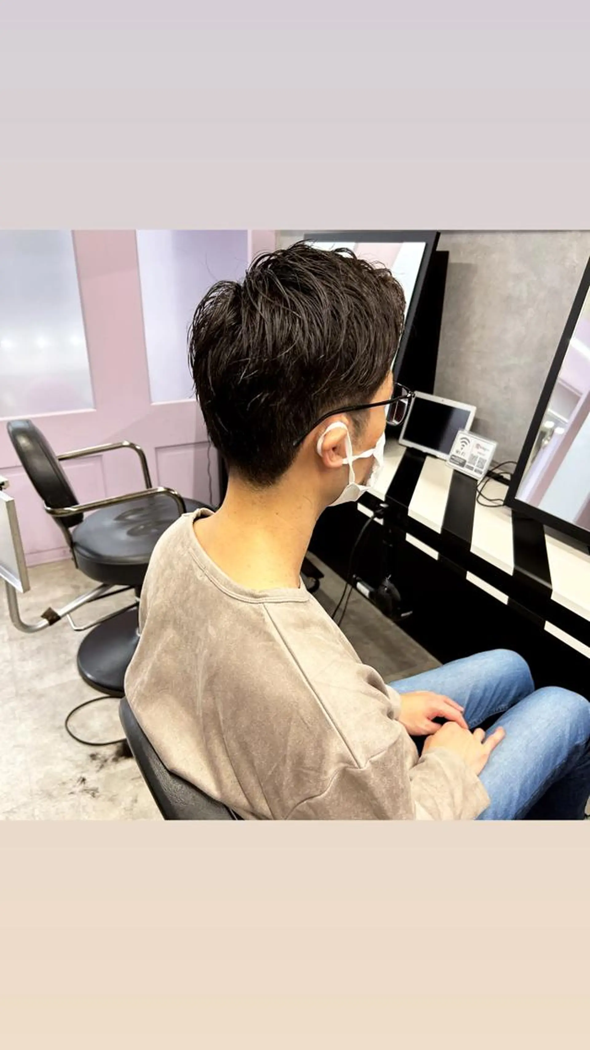 メンズ Hui.所属・縮毛矯正・髪質改善 特化 出納 直起のヘアスタイル