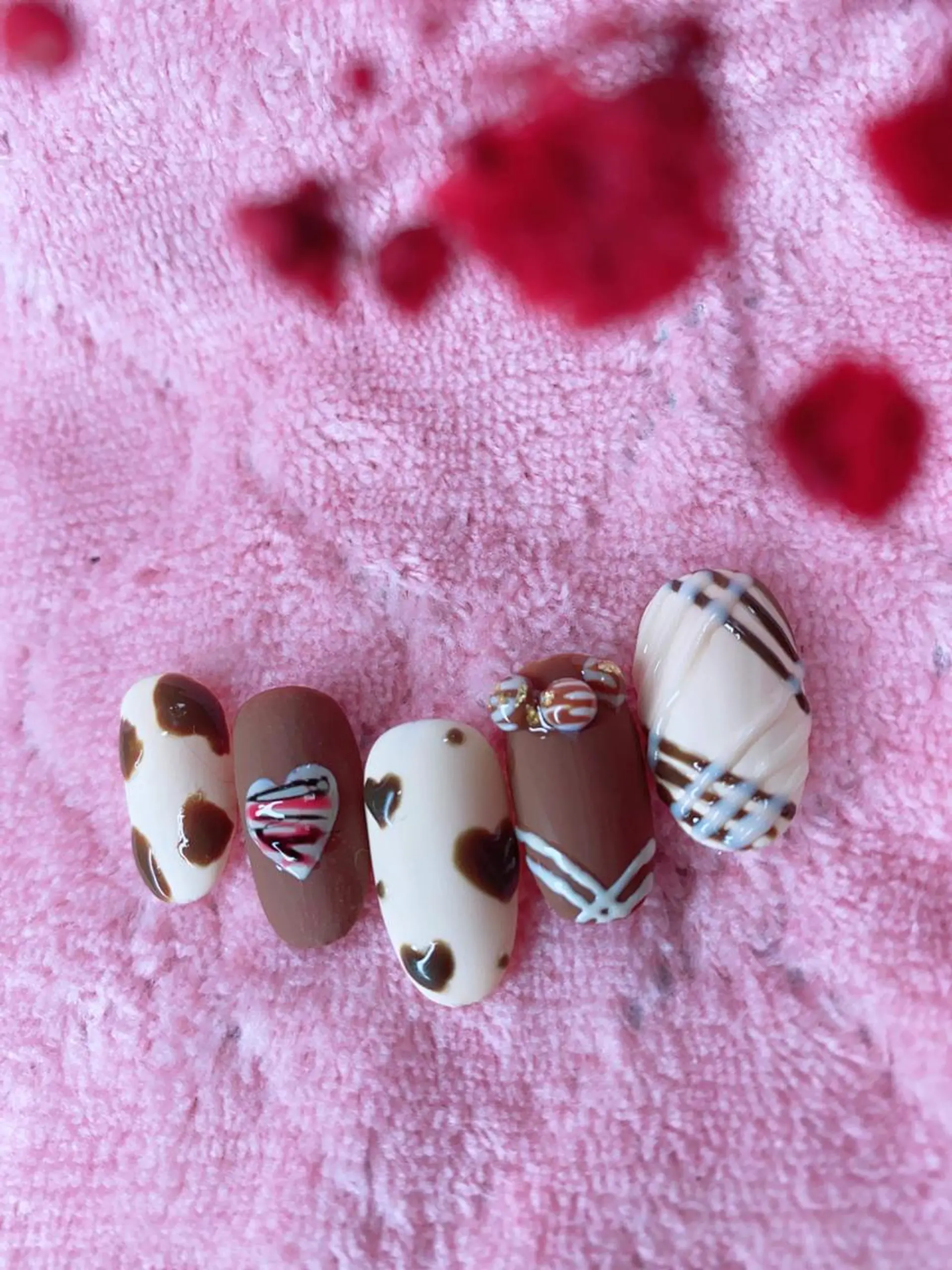 ネイル バレンタイン HandSnail自宅サロン所属・HandSnail 座間自宅ネイルサロンのネイルデザイン