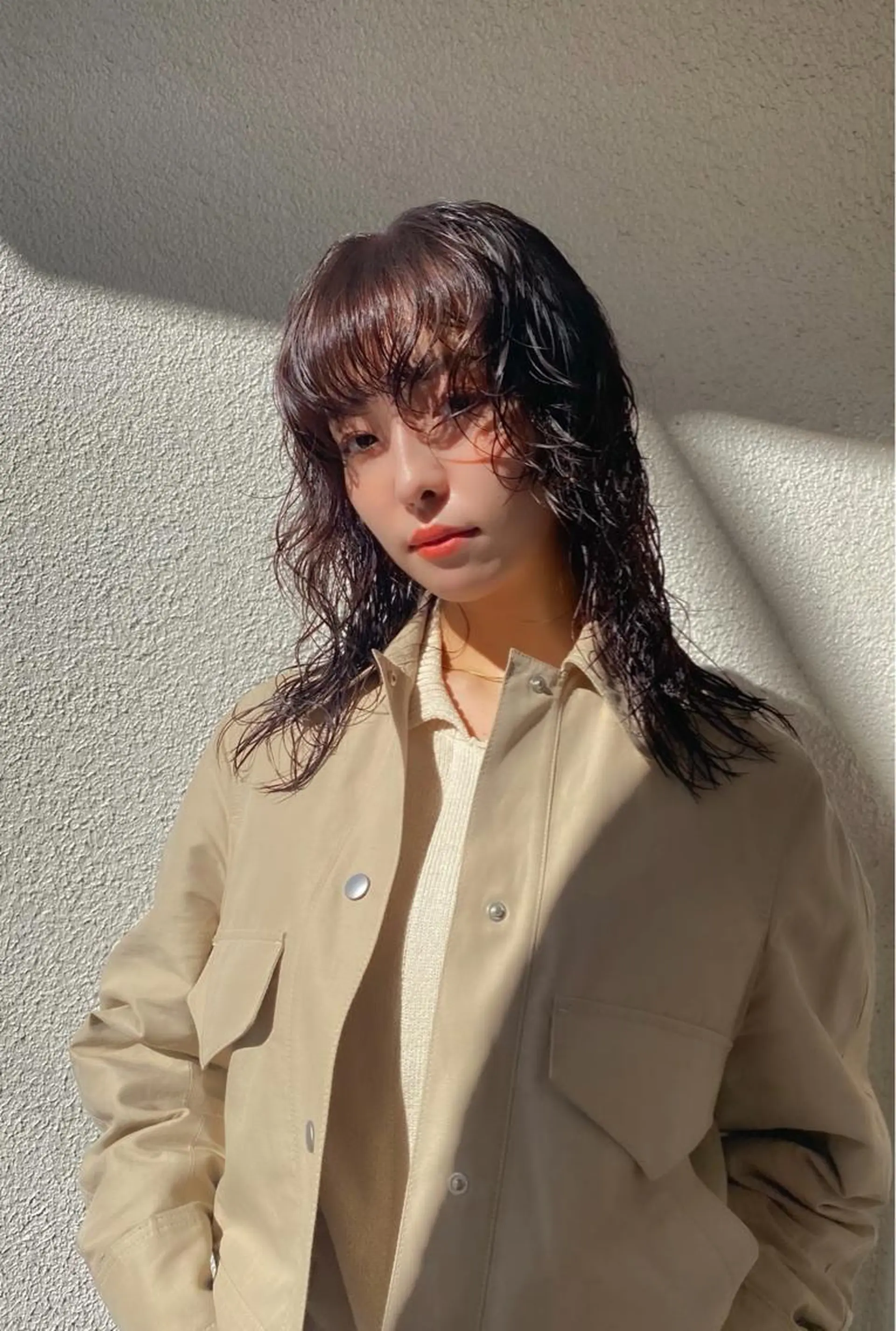 ミディアム パーマ カット パーマ レイヤー/パーマ /ウルフ/nabeのヘアスタイル