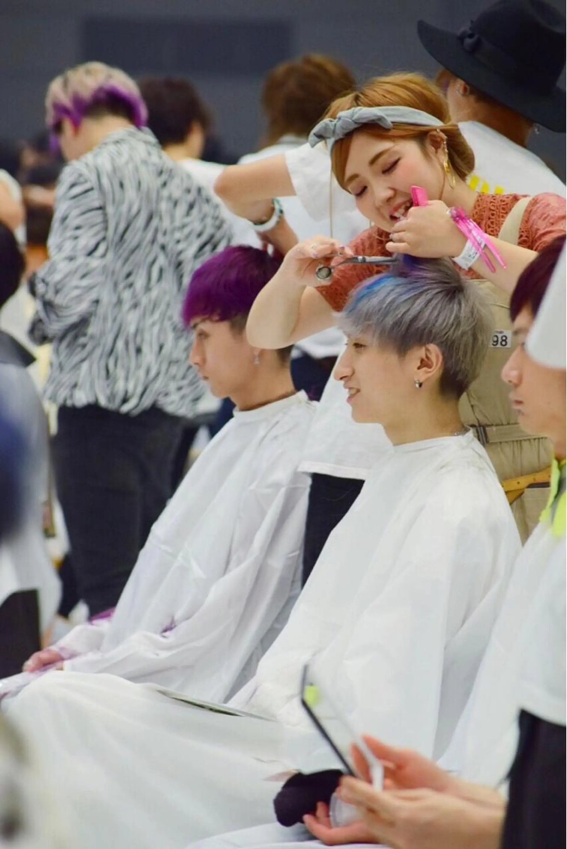 カラー メンズ 一ノ瀬 蘭のヘアスタイル