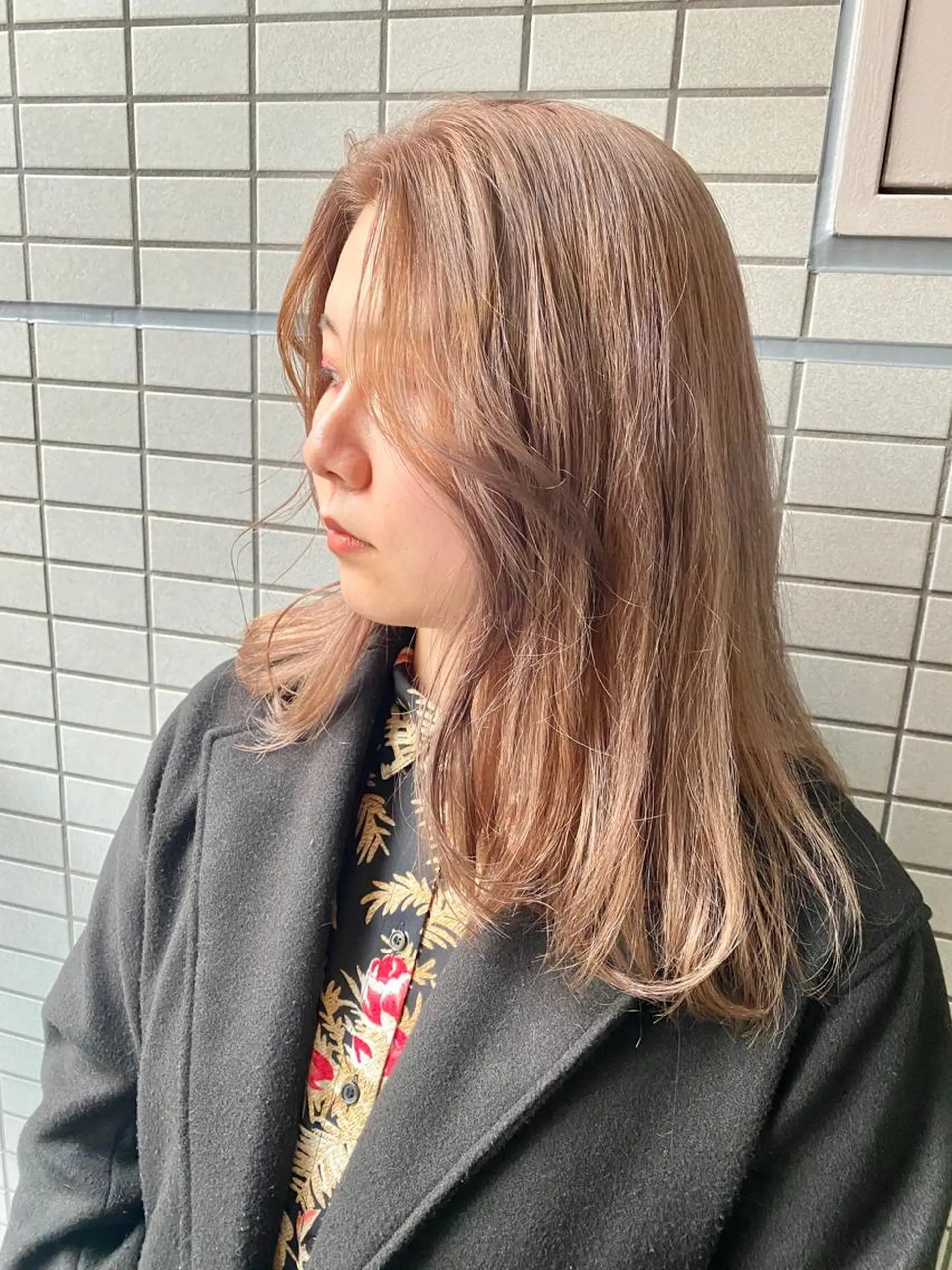 ロング カラー カット ヘアカラー コマツリサ ROCCO eastのヘアスタイル