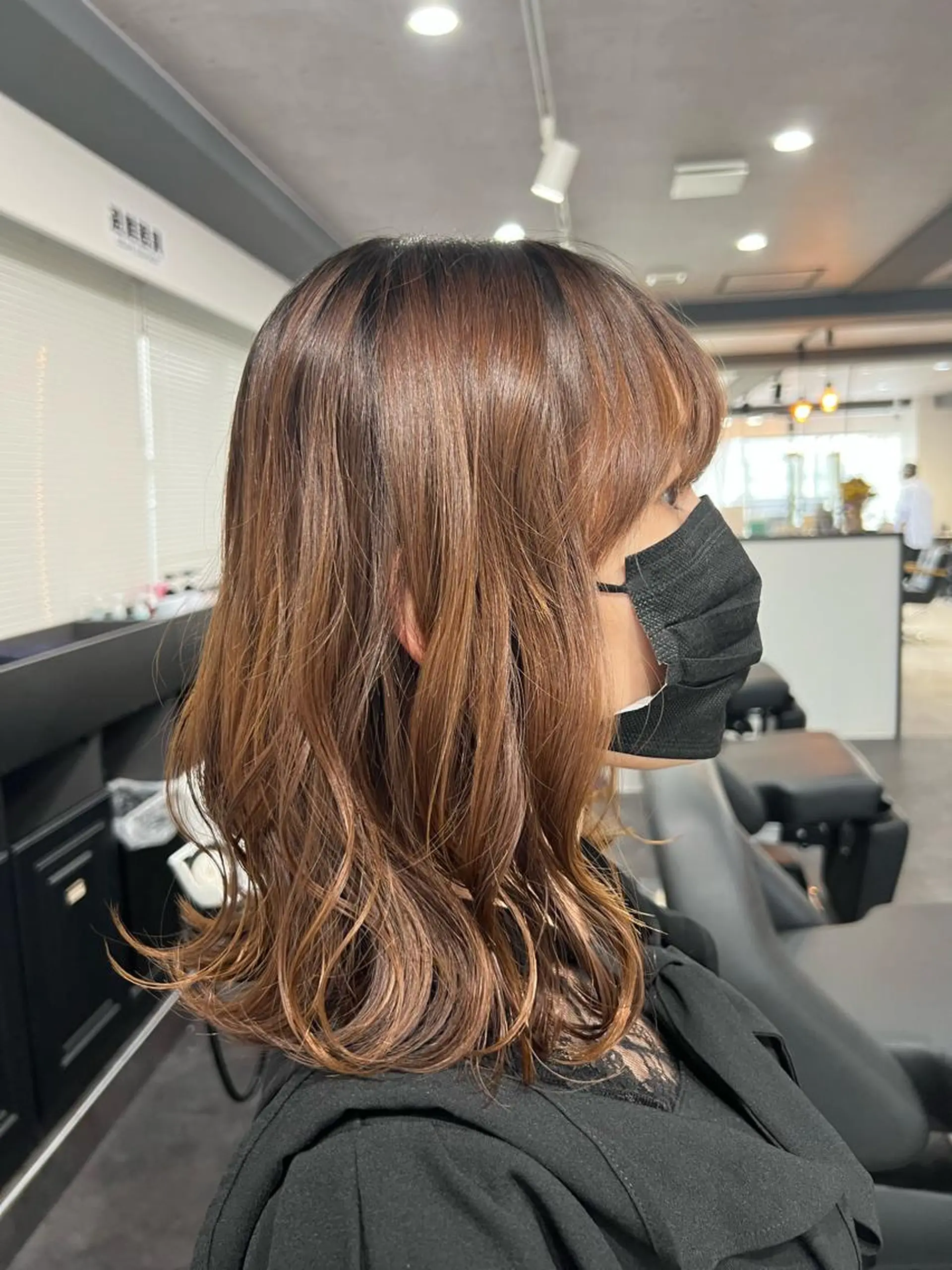 ミディアム カラー ☀️ボブスタイル特化 大山あさひ☀️のヘアスタイル