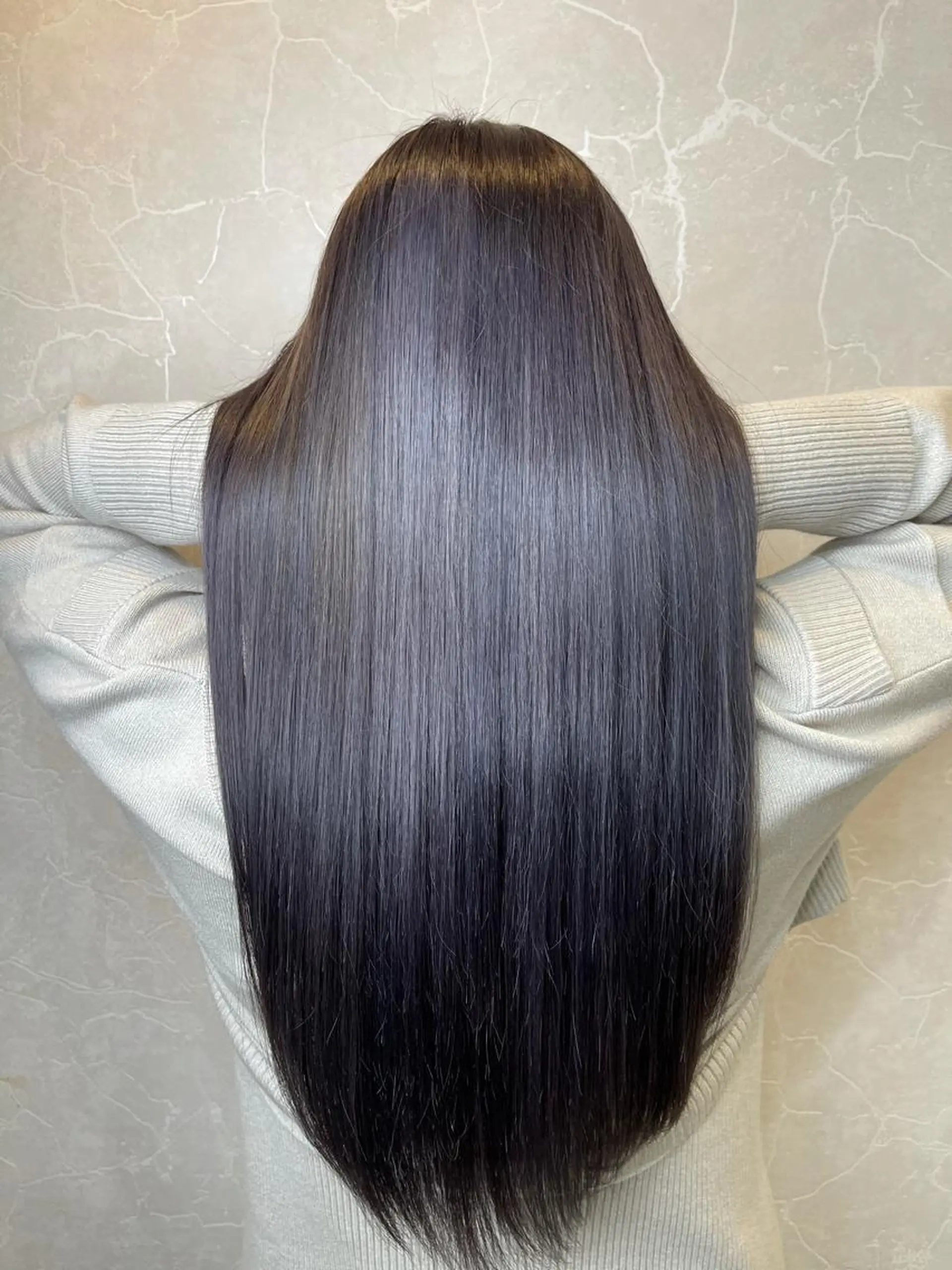 ロング カラー ヘアアレンジ FONS 🤍yurika🤍のヘアスタイル