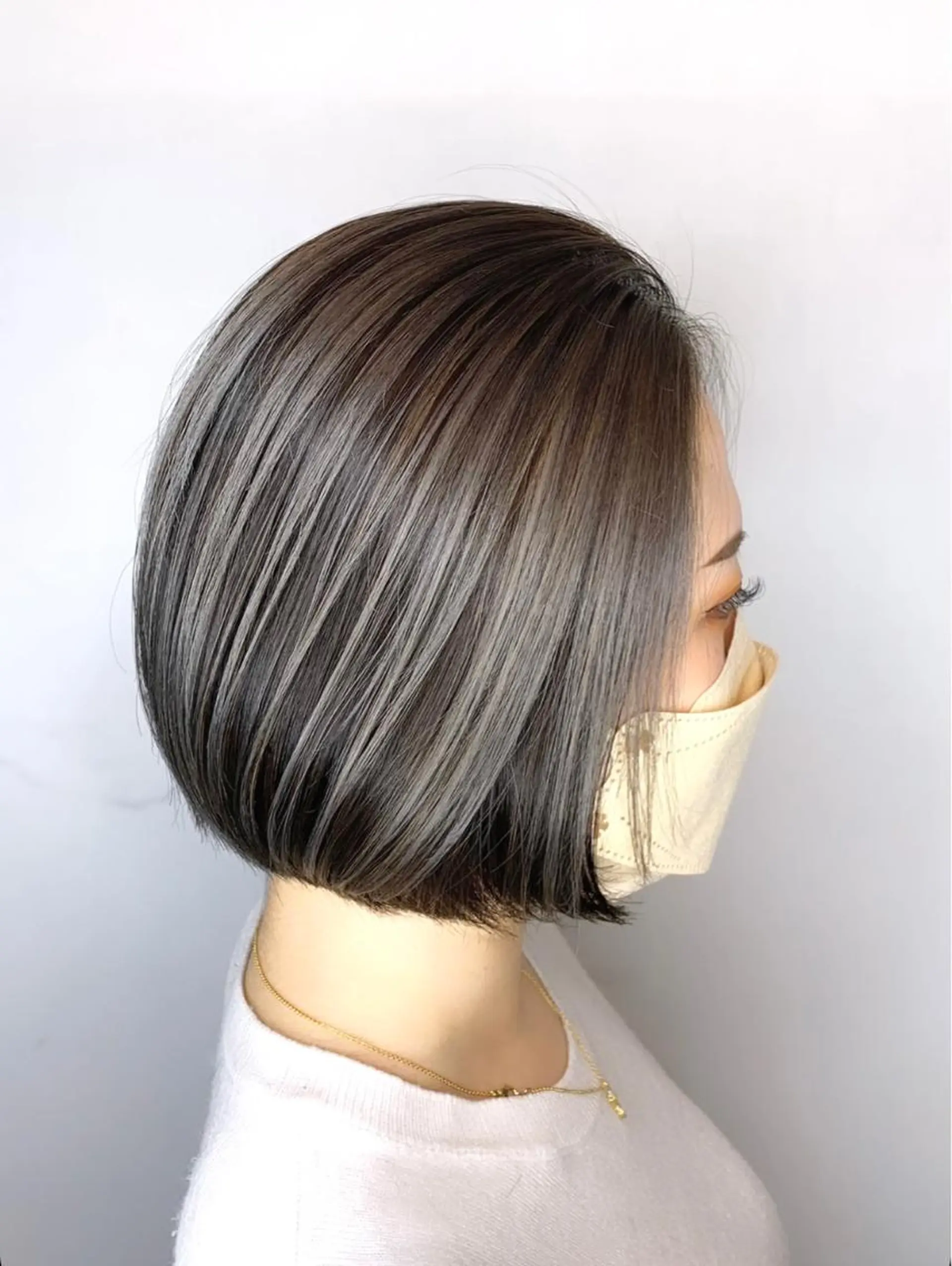 ミディアム 🌷横浜/レイヤー /艶カラー🌷のヘアスタイル