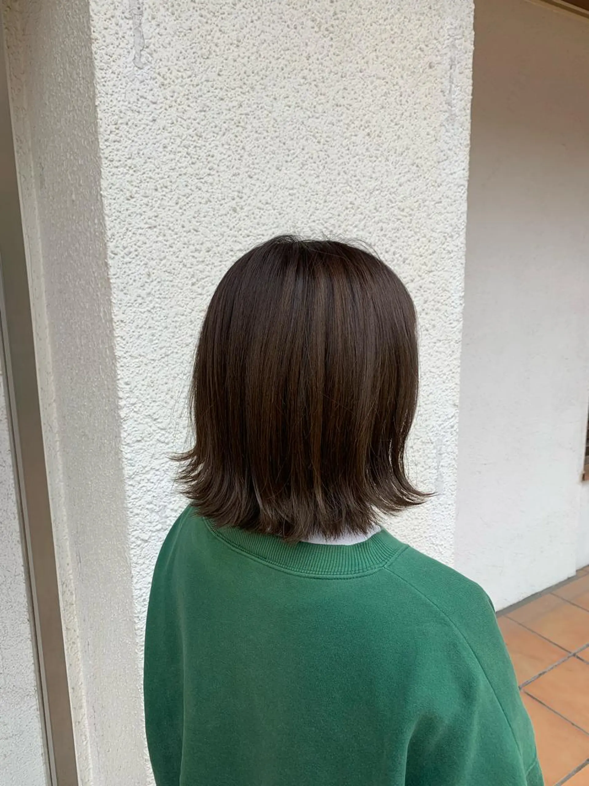 ミディアム カラー ヘアアレンジ カット ヘアカラー トリートメント ヘッドスパ putri 川邉 優花のヘアスタイル