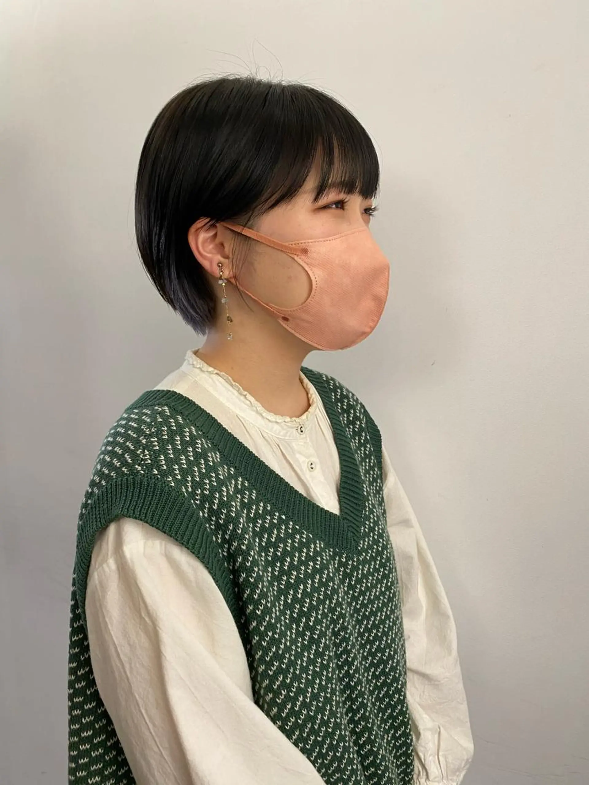 ショート パーマ、髪質改善 菊地美月のヘアスタイル