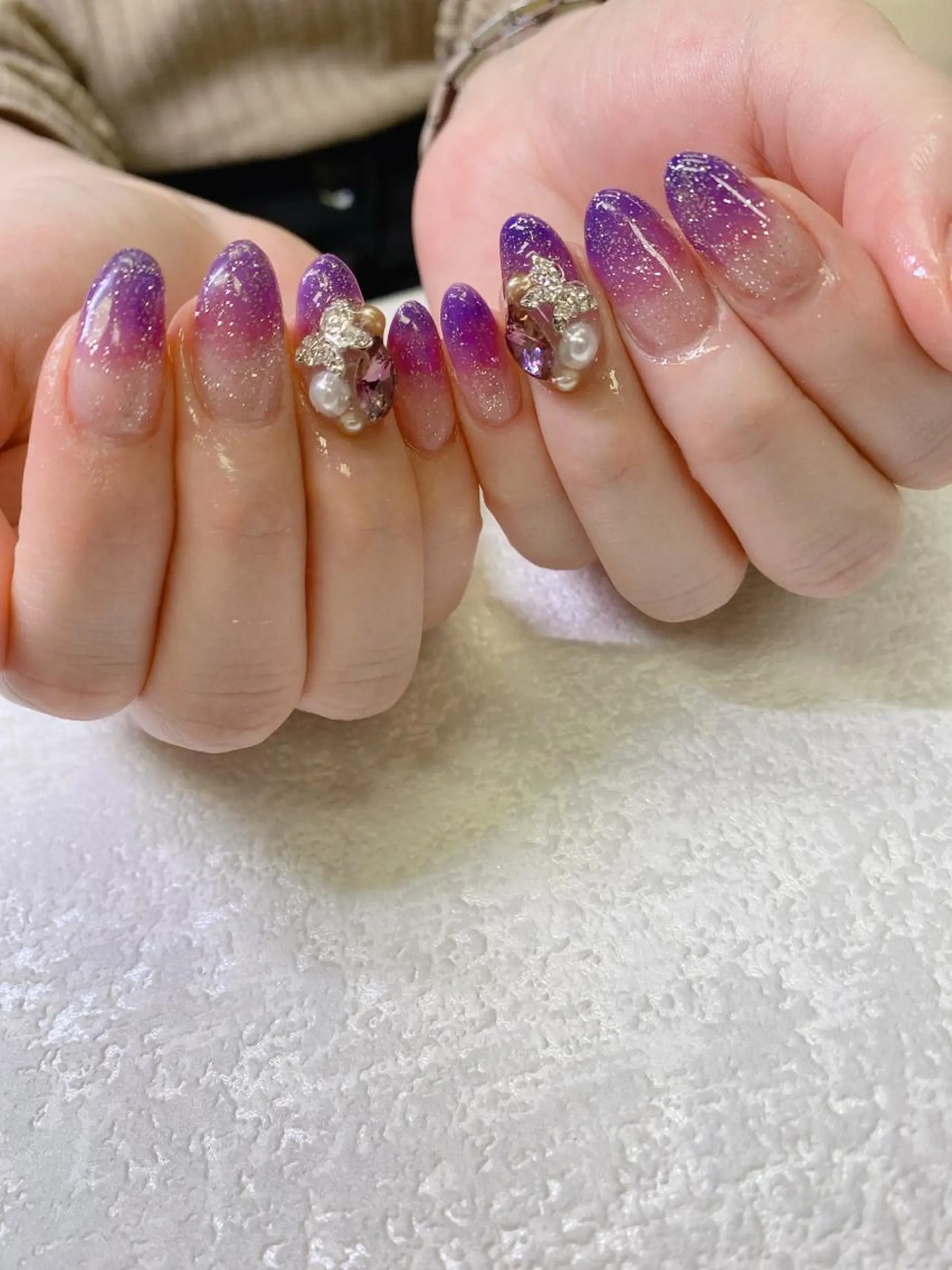 ミディアム ハンドネイル JNA認定講師🌸 RIEのネイルデザイン