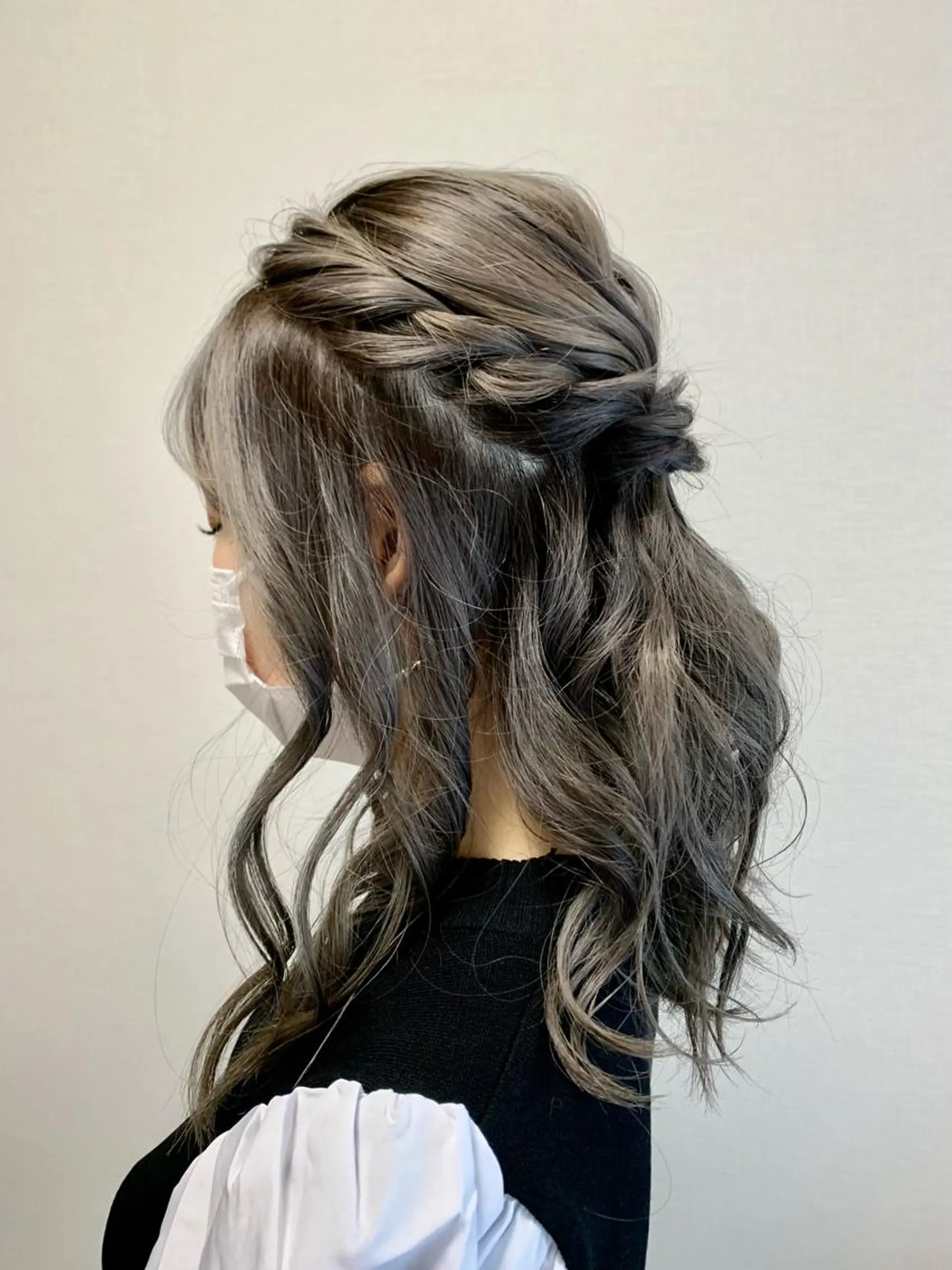 ヘアアレンジ ハーフアップ Kikuchi Eriのヘアスタイル