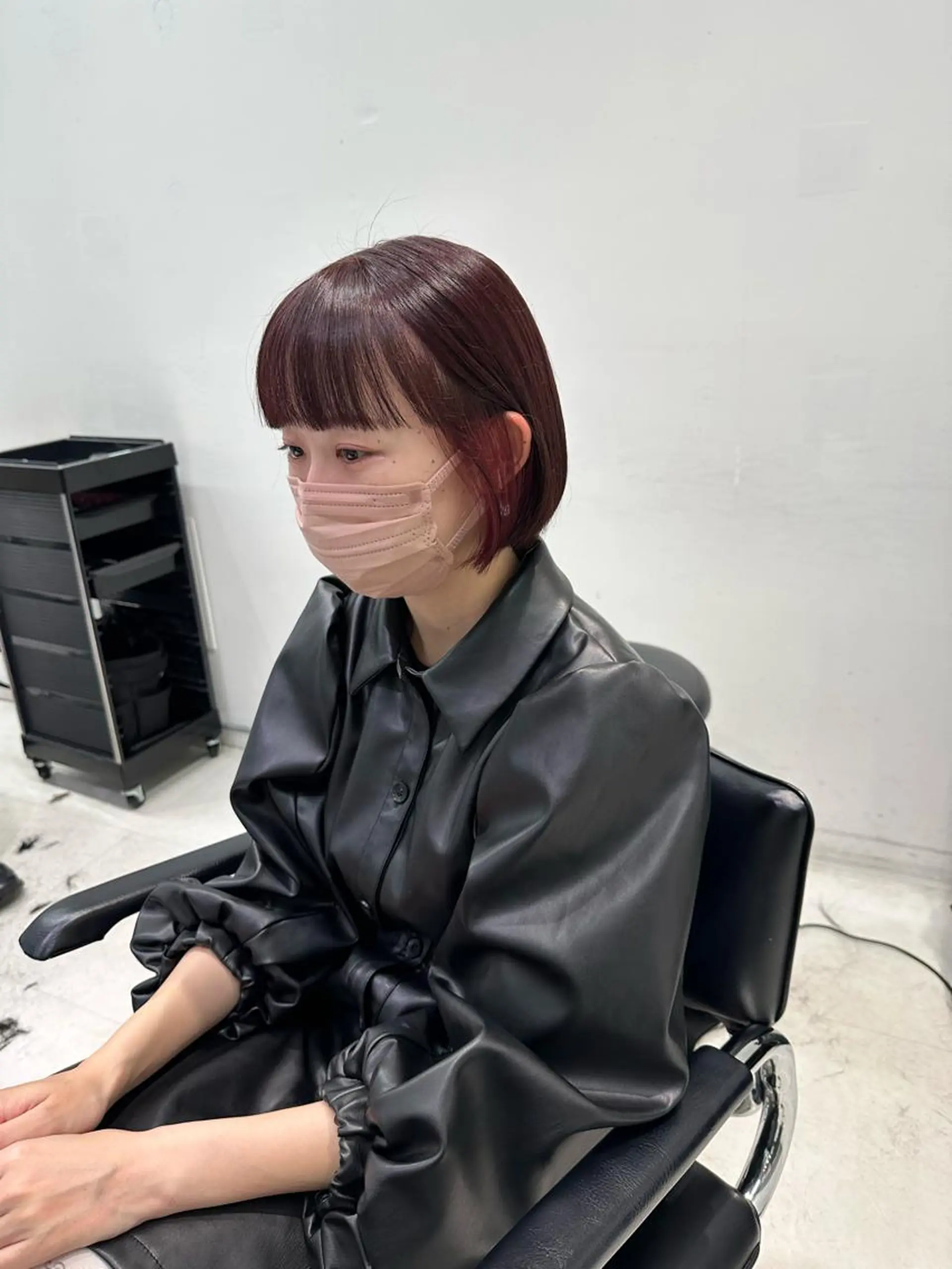 ミディアム カラー キッズ ブリーチ インナーカラー カット ヘアカラー トリートメント オトナヘア🌸 harukaのヘアスタイル