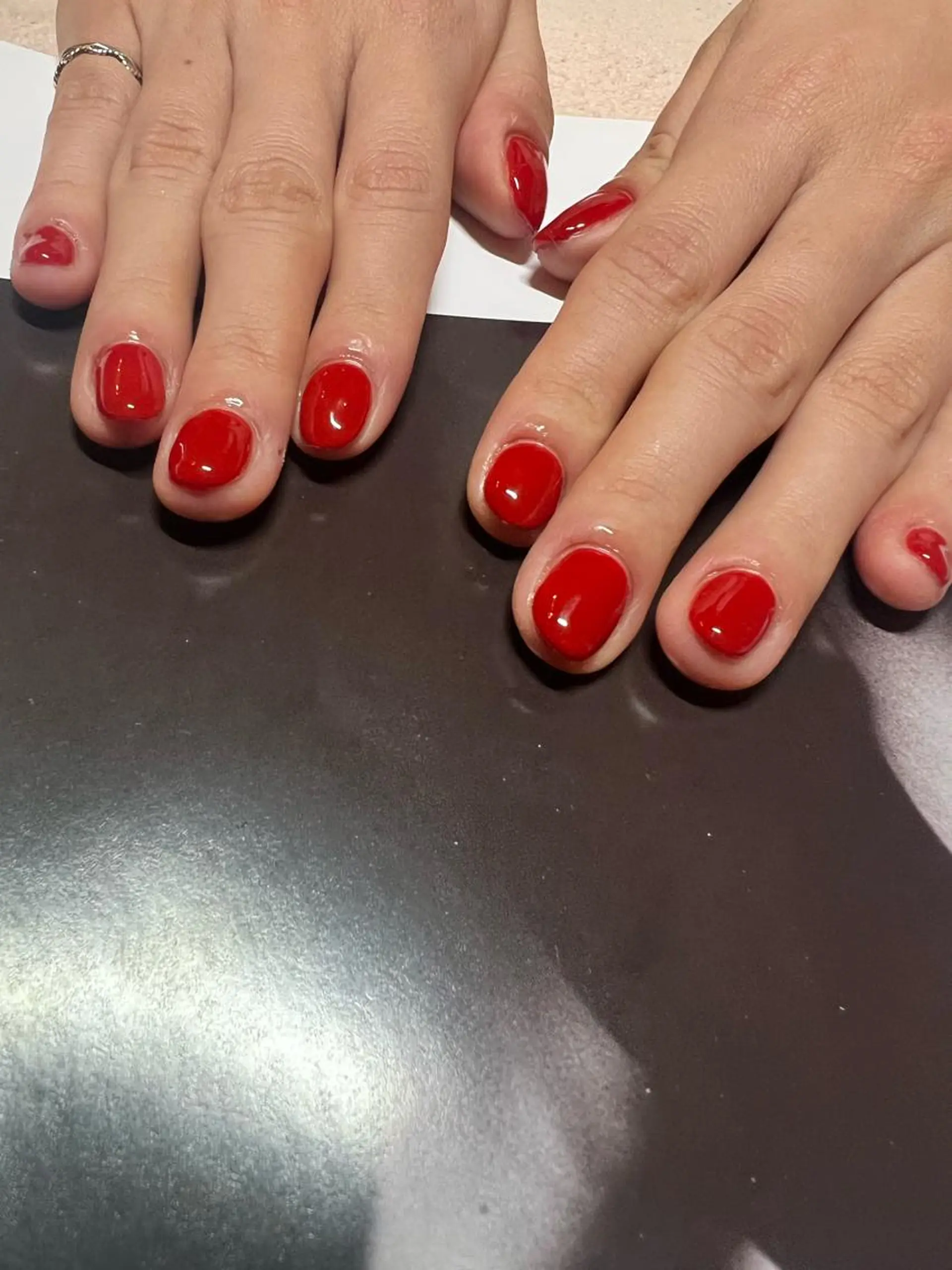 ネイル オーロラネイル 長さ出し ジェルネイル 韓国ネイル マグネットネイル ちゅるんネイル🪄 耳ツボジュエリー🔗のネイルデザイン