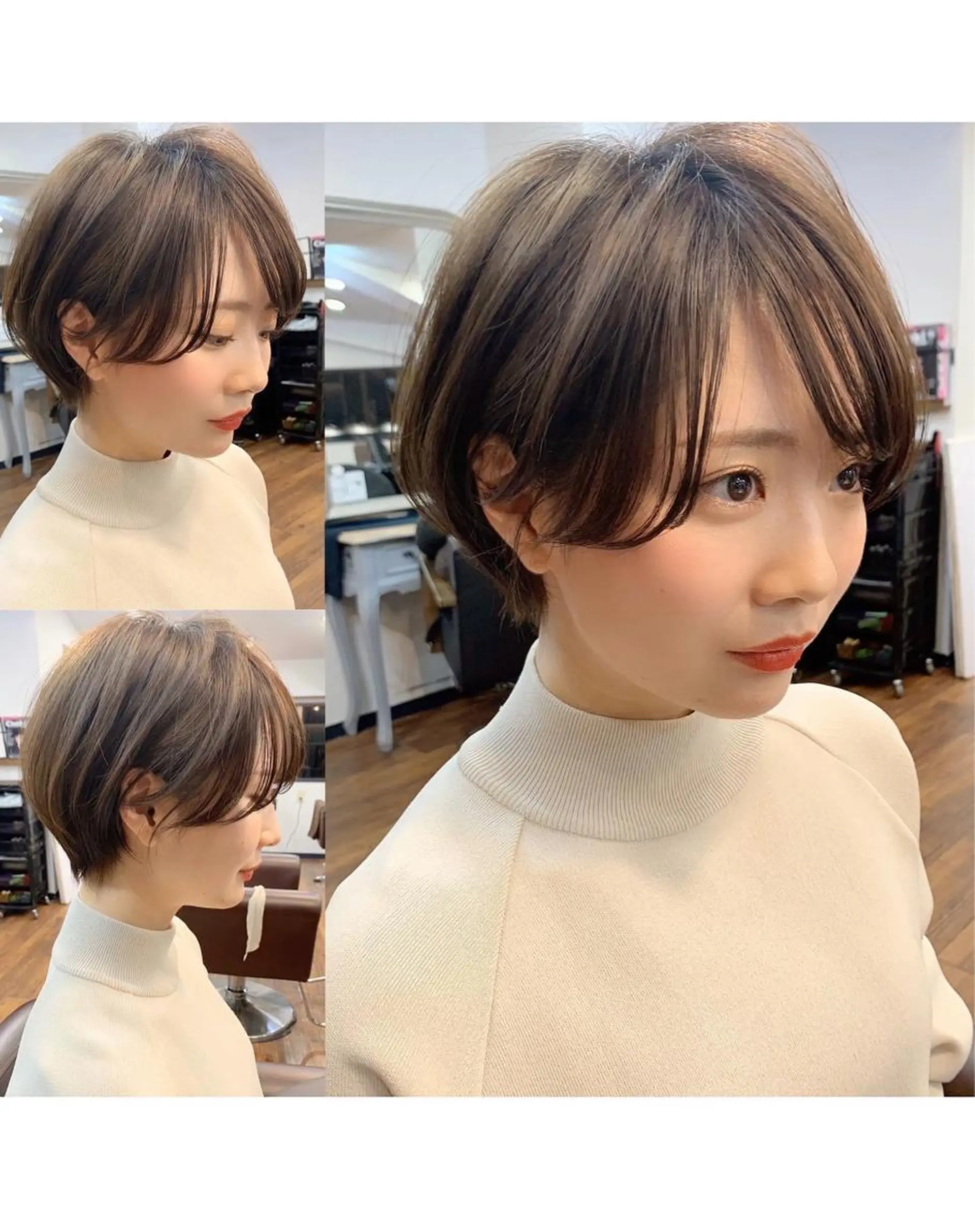 ショート 縮毛矯正/ショート/ レイヤー/畑中正敏のヘアスタイル