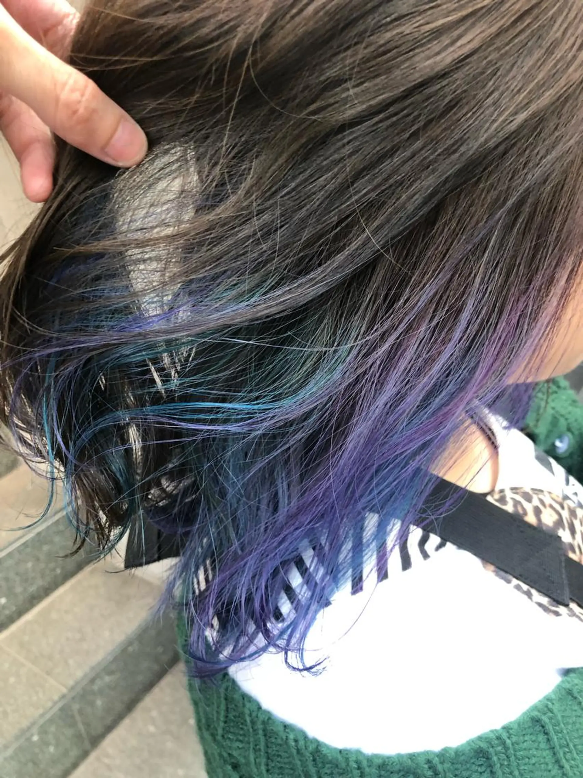 セミロング カラー ユニコーンカラー カット ヘアカラー トリートメント 原宿サロン代表 デザインカラー伊藤卓のヘアスタイル