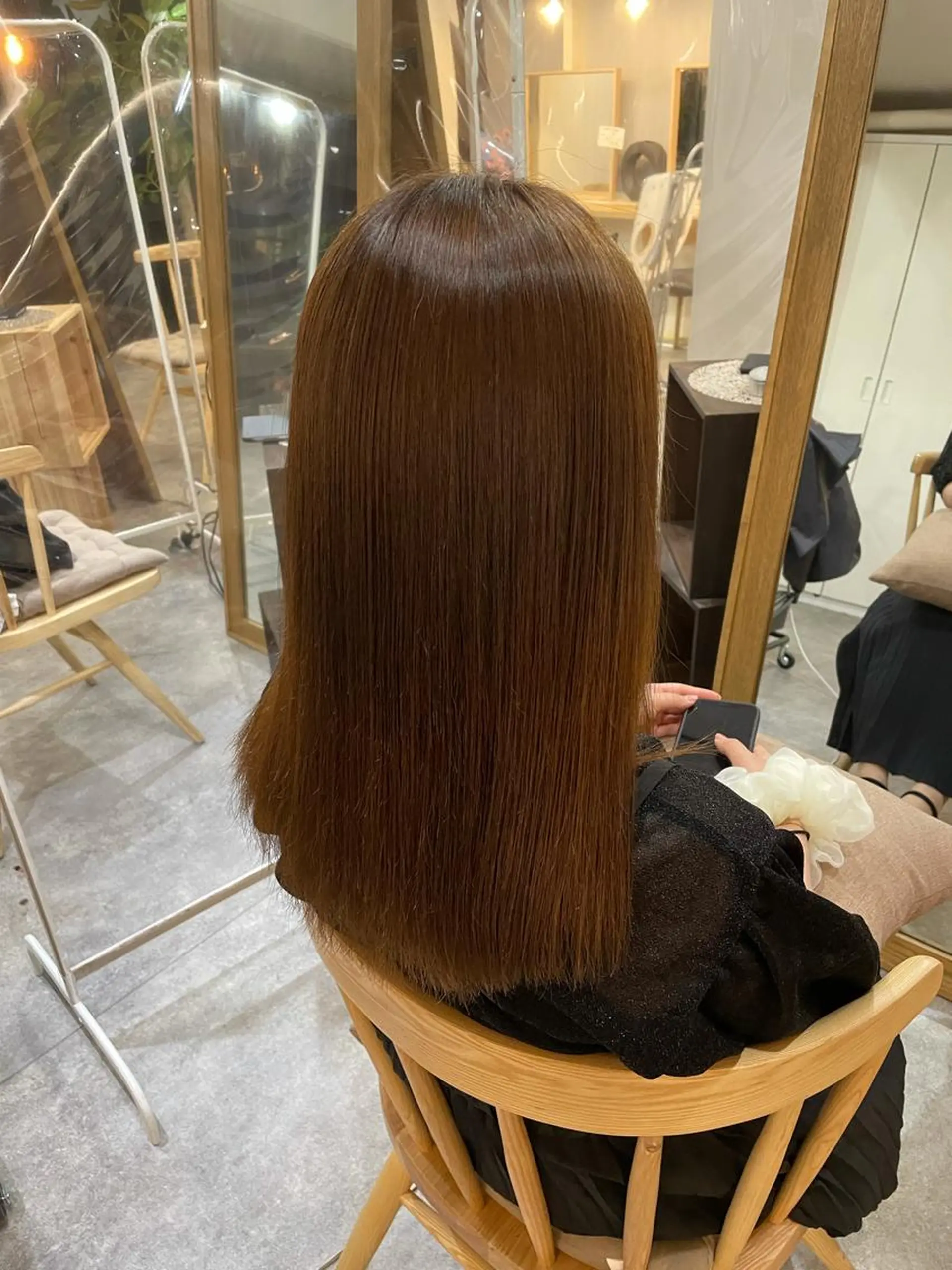 ロング 酸性ストレート soyon心斎橋所属・♡透明感/艶カラー/ M a I ♡のヘアスタイル