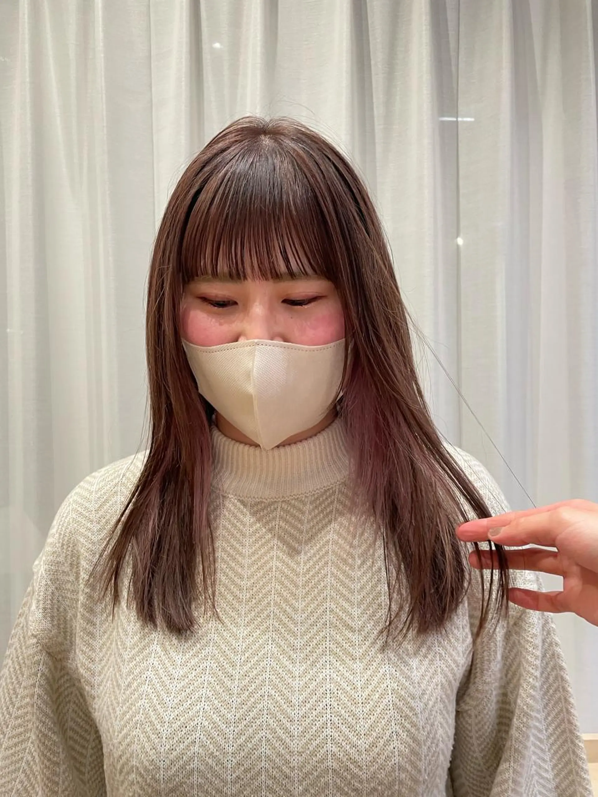 セミロング カラー 美容室Violet所属・伊藤 ひかりのヘアスタイル