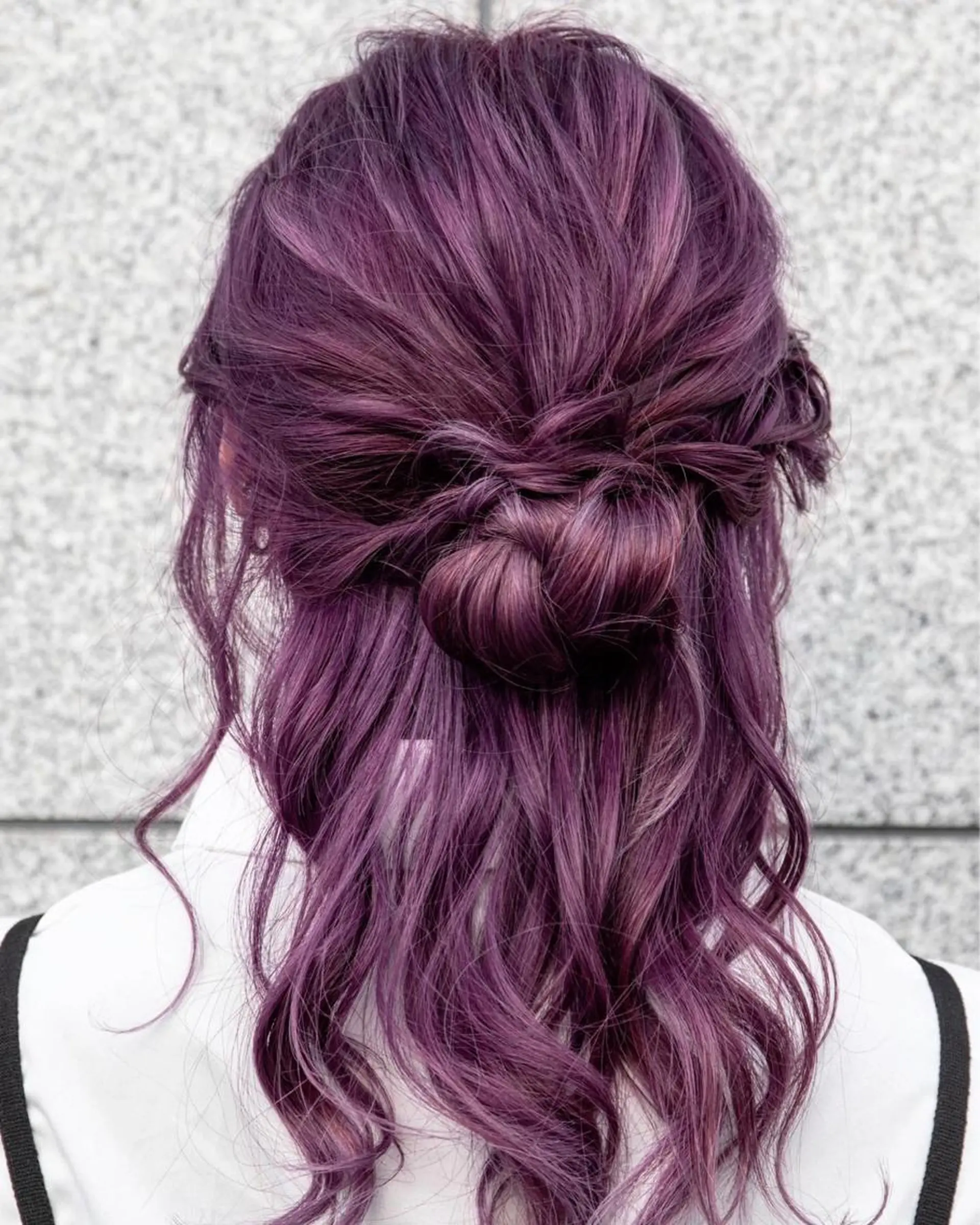 ロング カラー ピンクカラー ピンクパープル パープルカラー ONE EIGHTY 表参道所属・ヘアケアマイスター 🫧美髪特化🫧中西のヘアスタイル