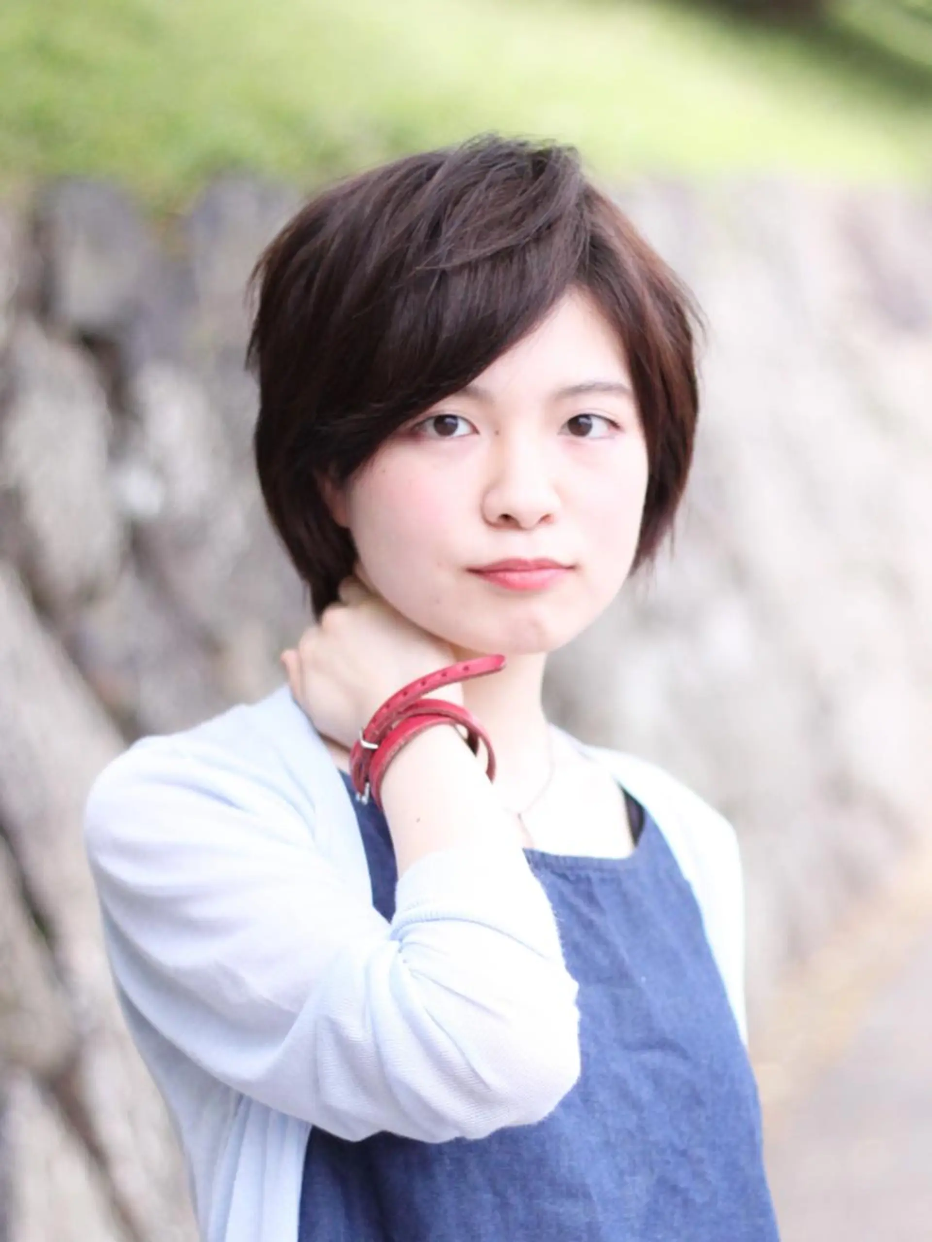 ショート ショートボブ ボブ ショートヘア 小顔カット カット 森田 真由のヘアスタイル