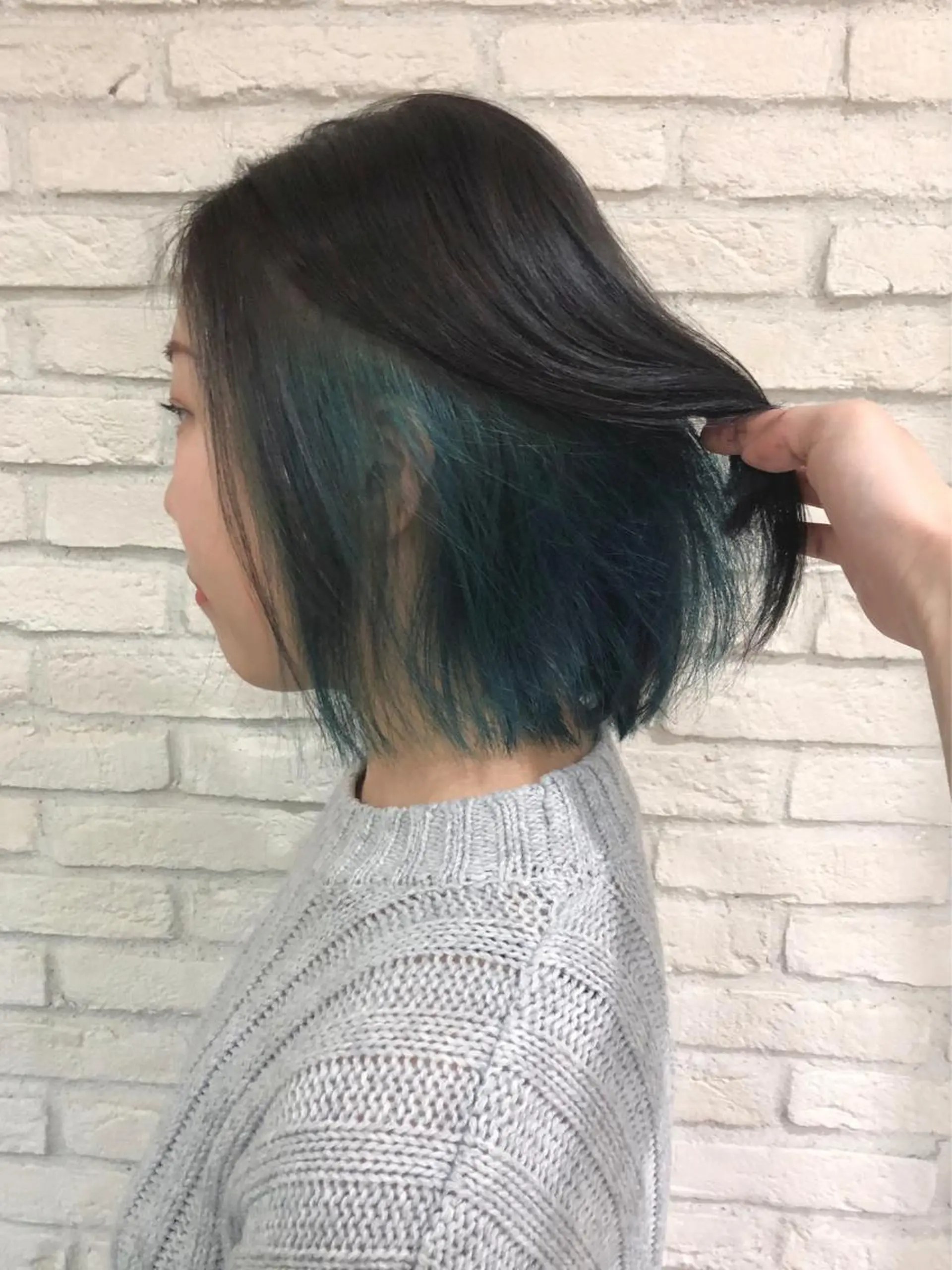 ミディアム カラー HAUS 片山みほのヘアスタイル