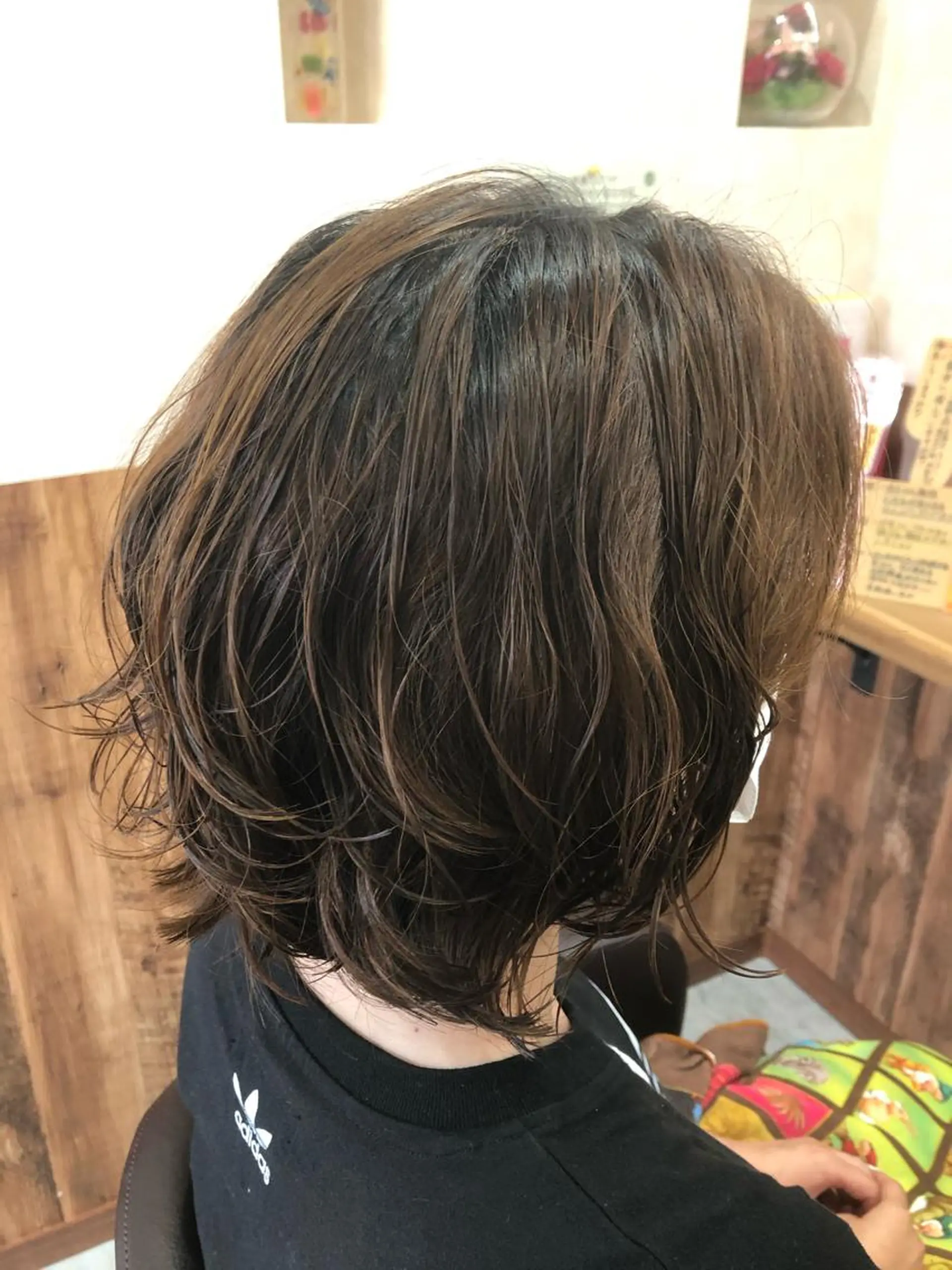 ショート パーマ 青木 恵のヘアスタイル