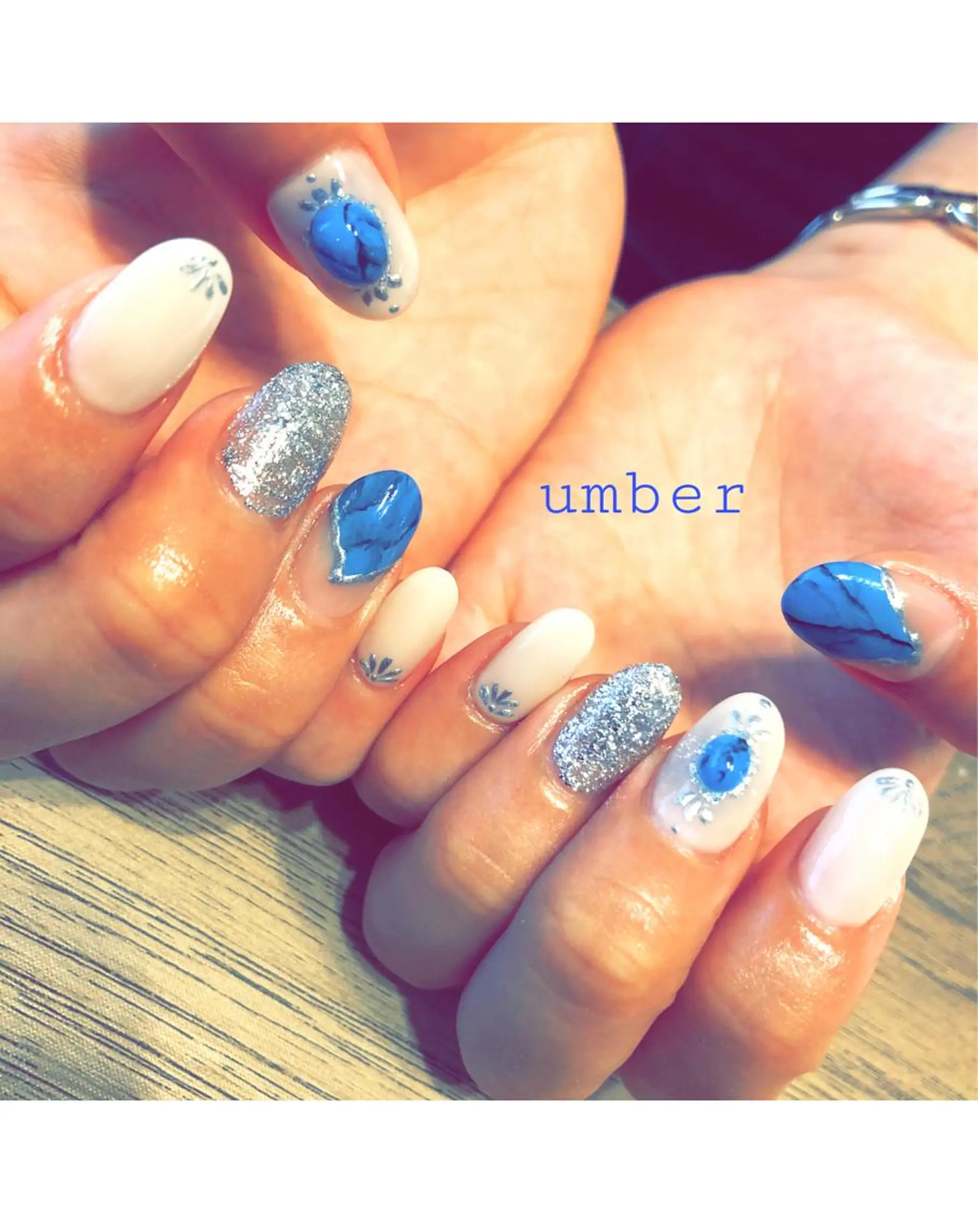 ネイル アートネイル クリアネイル フットネイル マグネットネイル メンズネイル ハンドネイル umber 三茶1分のネイルデザイン