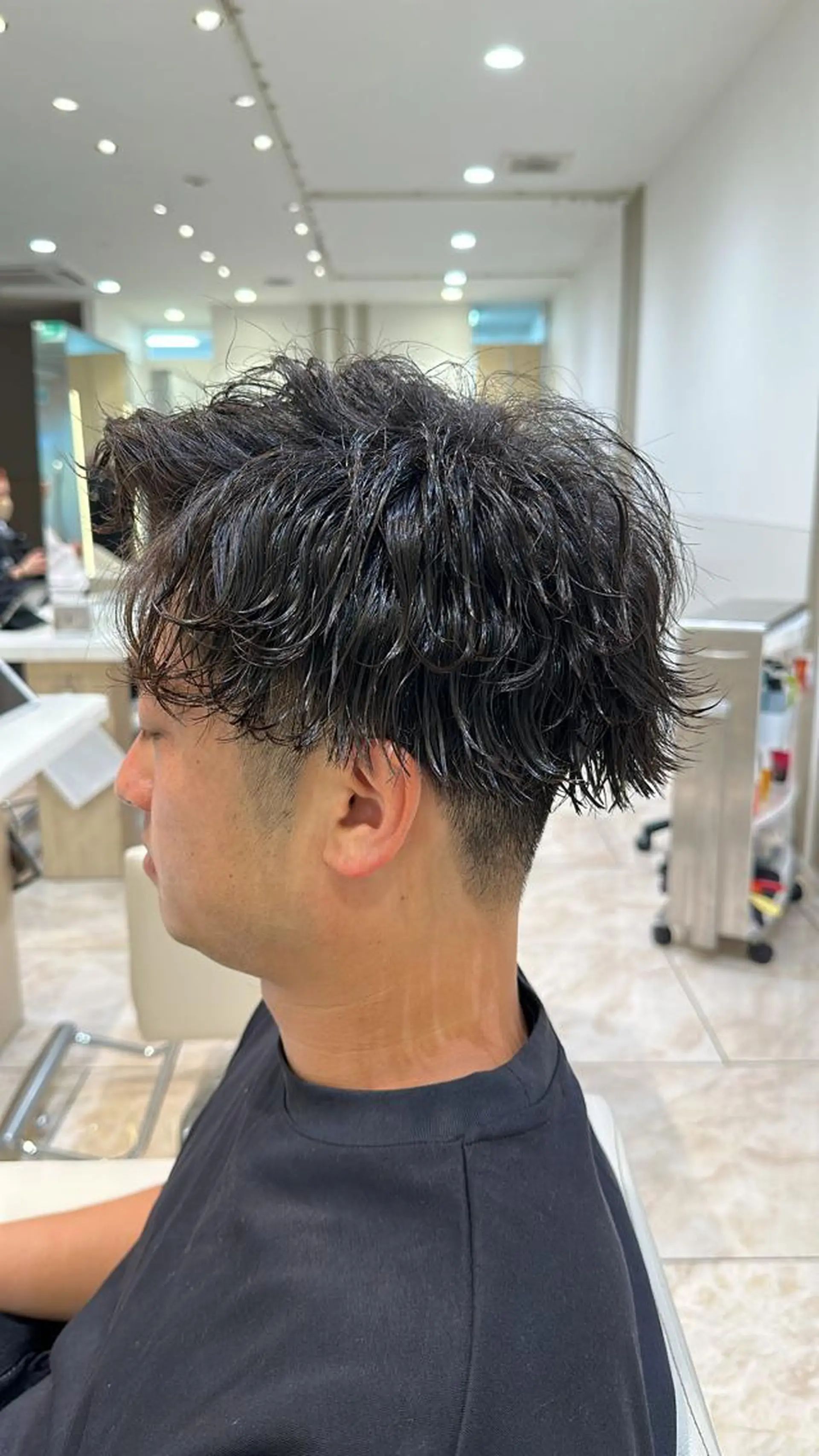 パーマ メンズ 波巻パーマ/毛流れ パーマ☘️りゅうせいのヘアスタイル