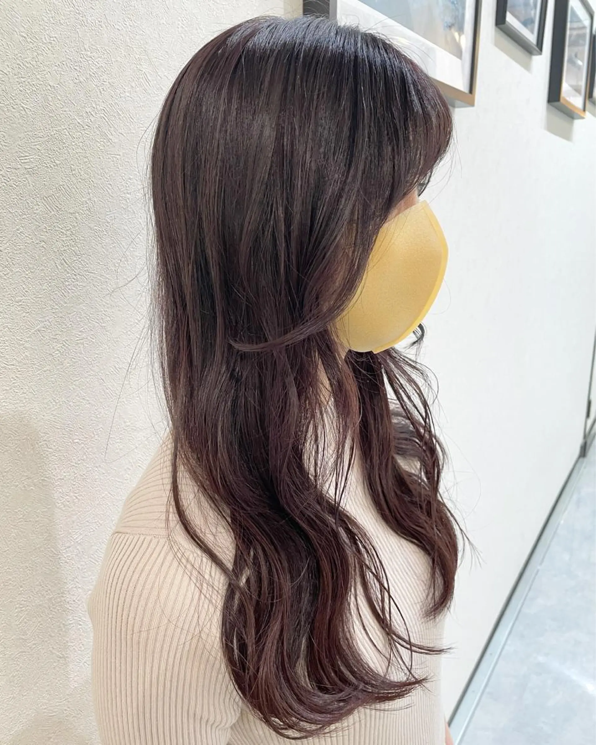 ロング カラー 高梨 菜々のヘアスタイル