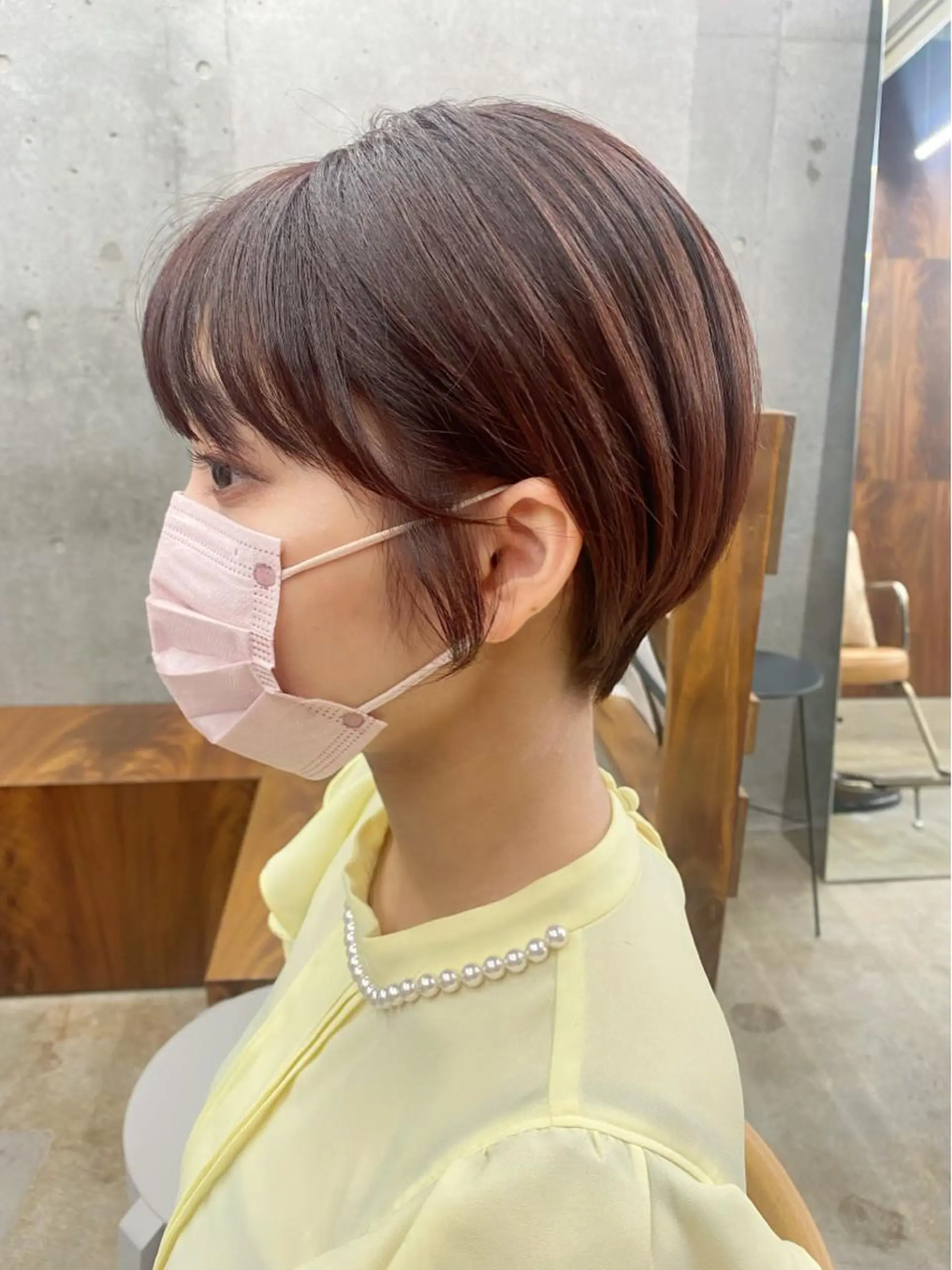 ショート カラー 三浦 望のヘアスタイル
