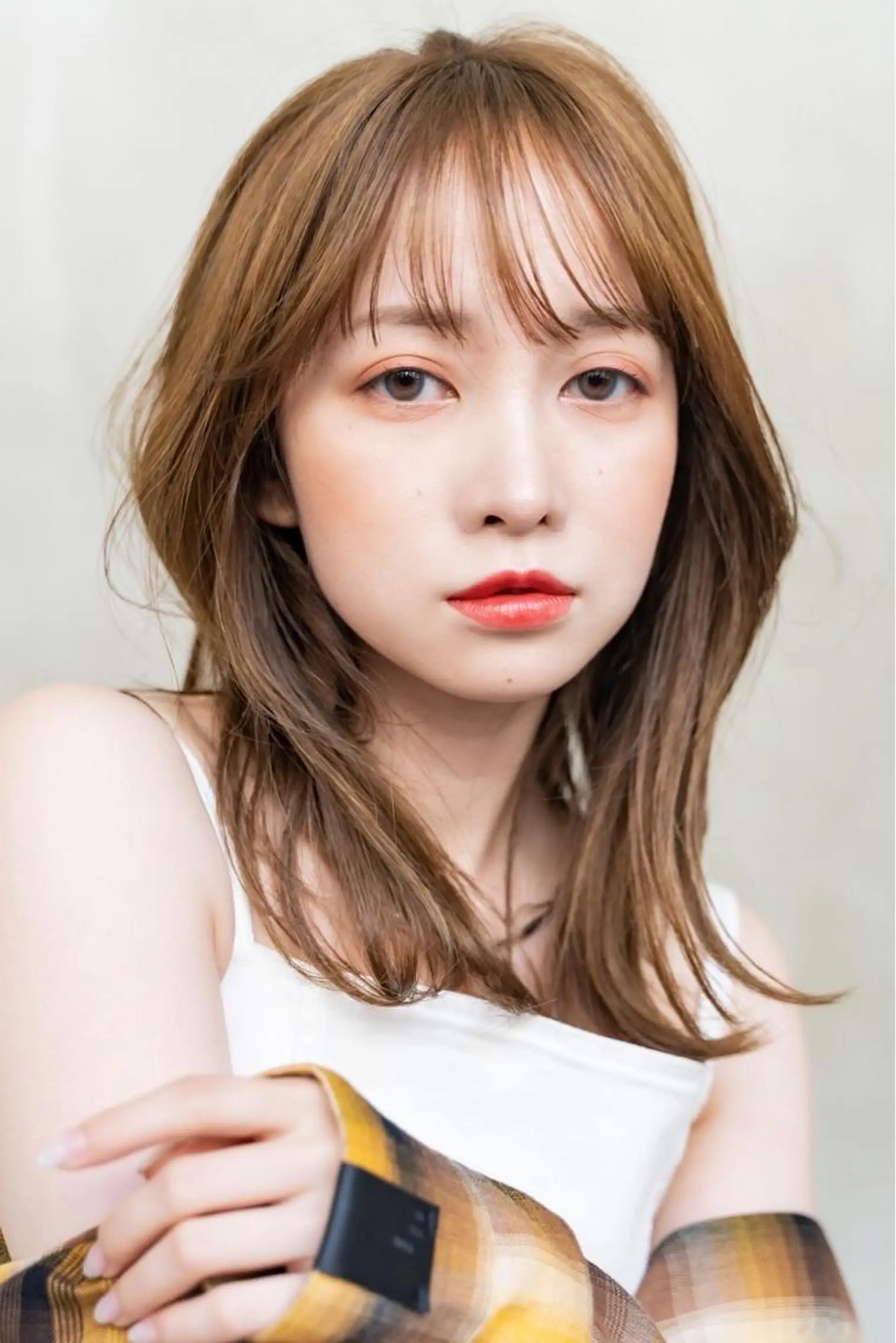 セミロング カラー カット ヘアカラー トリートメント レイヤー/透明感 カラー🌿KANTAのヘアスタイル