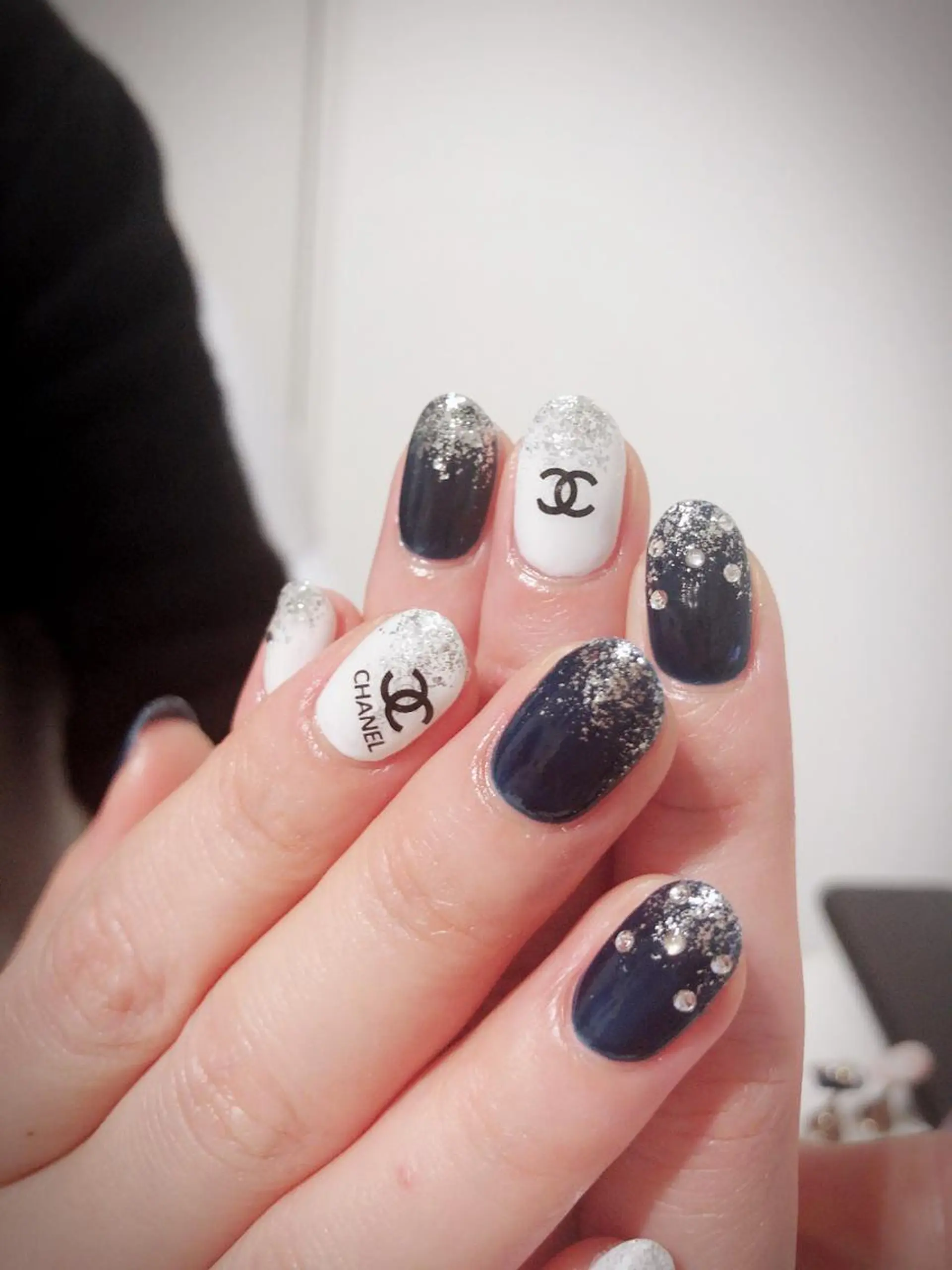 ネイル ネイビー ハンドネイル * haruのネイルデザイン