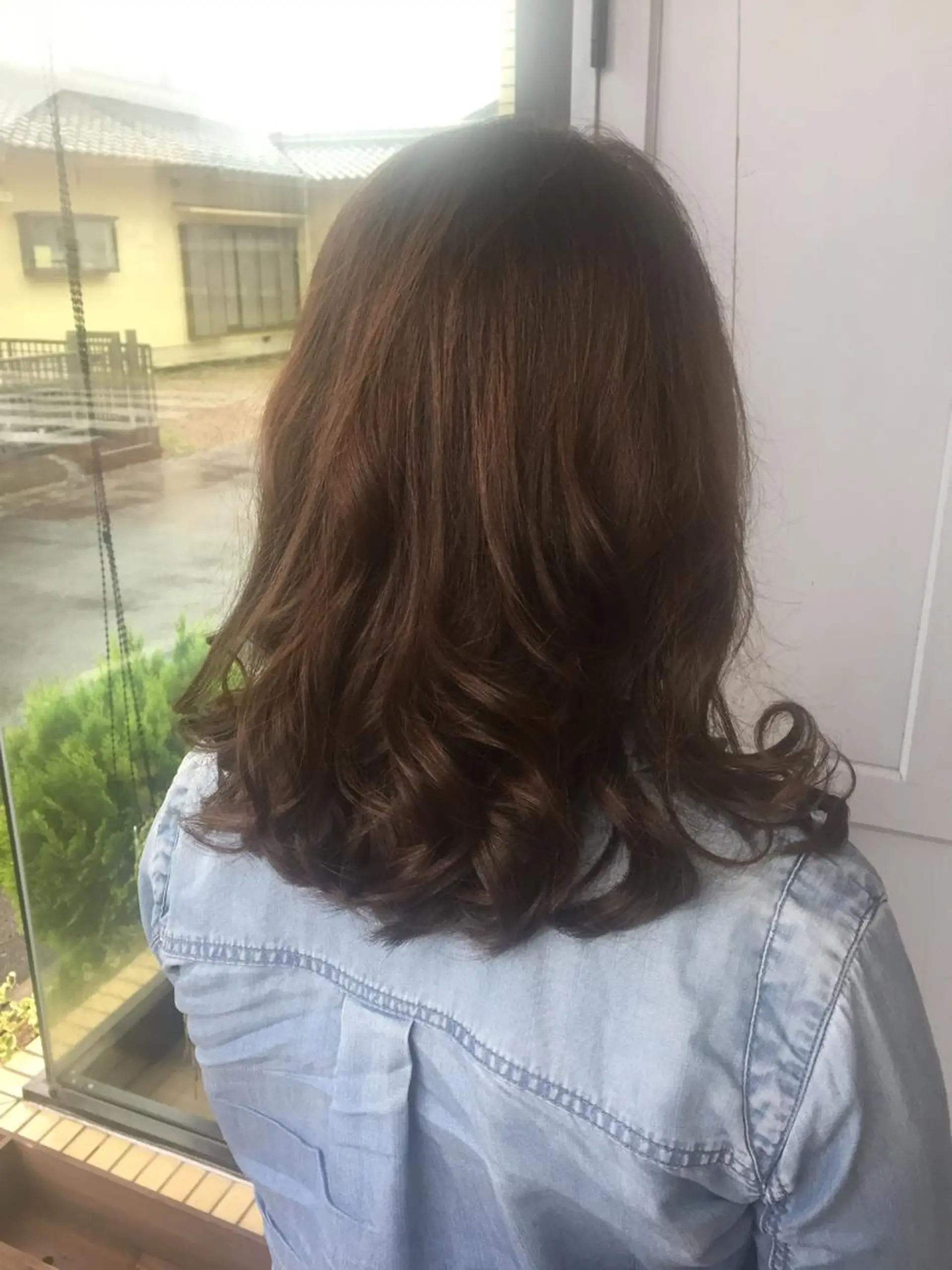 ロング カラー ツキダテ ユイのヘアスタイル