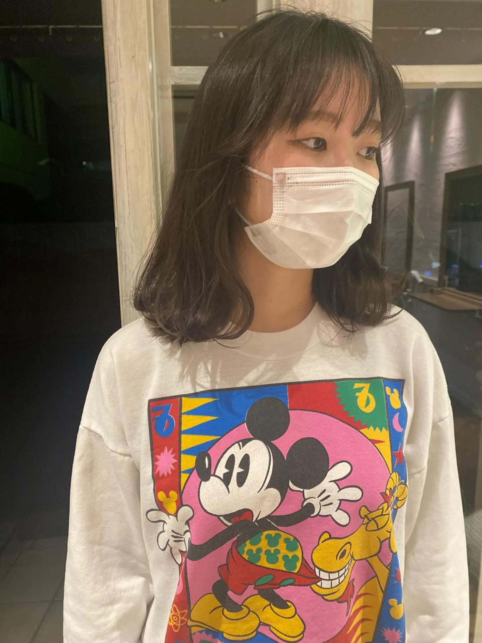 ミディアム saya🌿レイヤー カット/透明感カラーのヘアスタイル