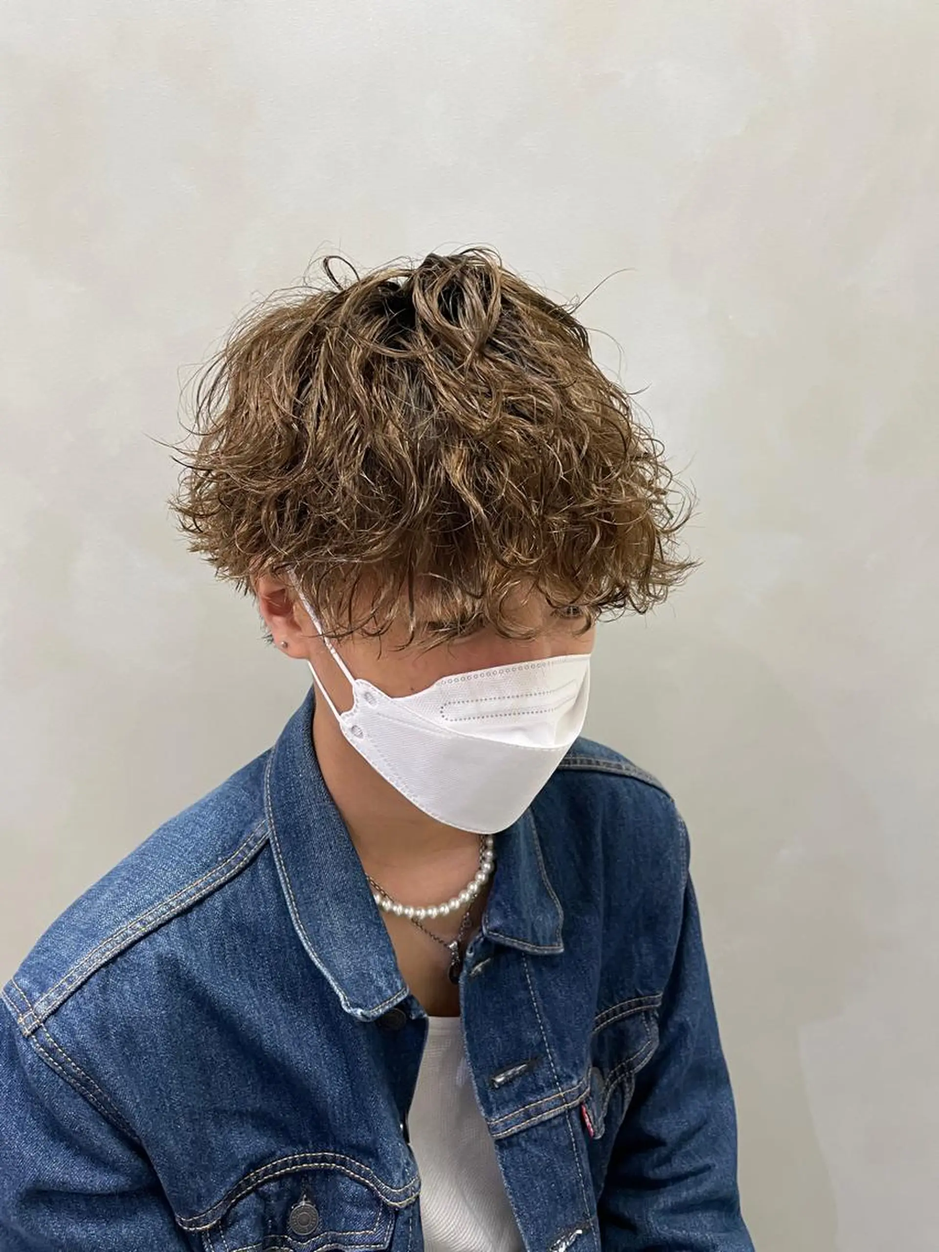 パーマ メンズ メンズパーマ 波巻きパーマ カット パーマ 福永速人 /メンズパーマのヘアスタイル