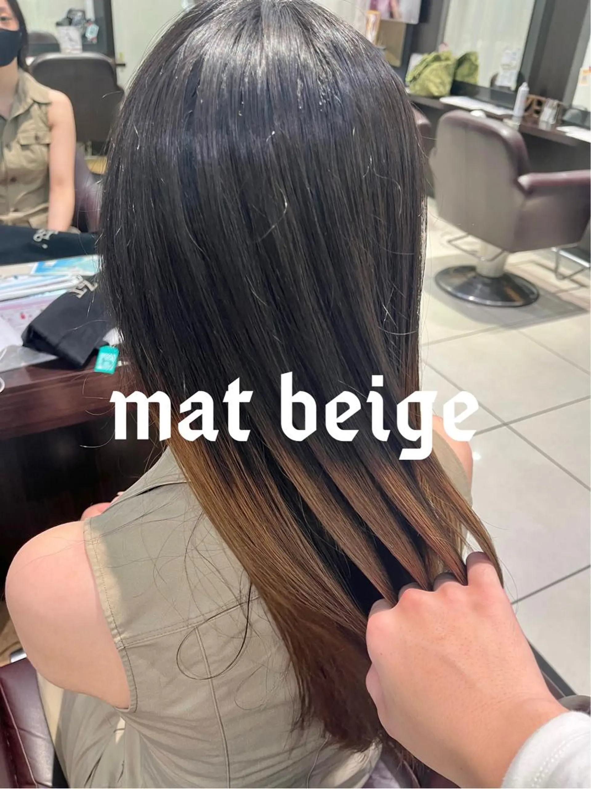 ロング カラー グラデーションカラー ヘアカラー 🥇メンズパーマ /縮毛矯正/木村神心のヘアスタイル