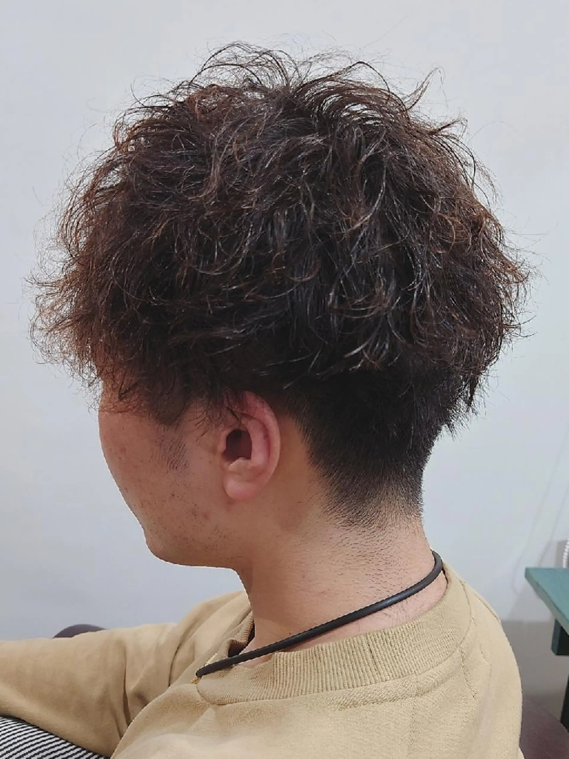 ショート カット パーマ 先田 祐介のヘアスタイル