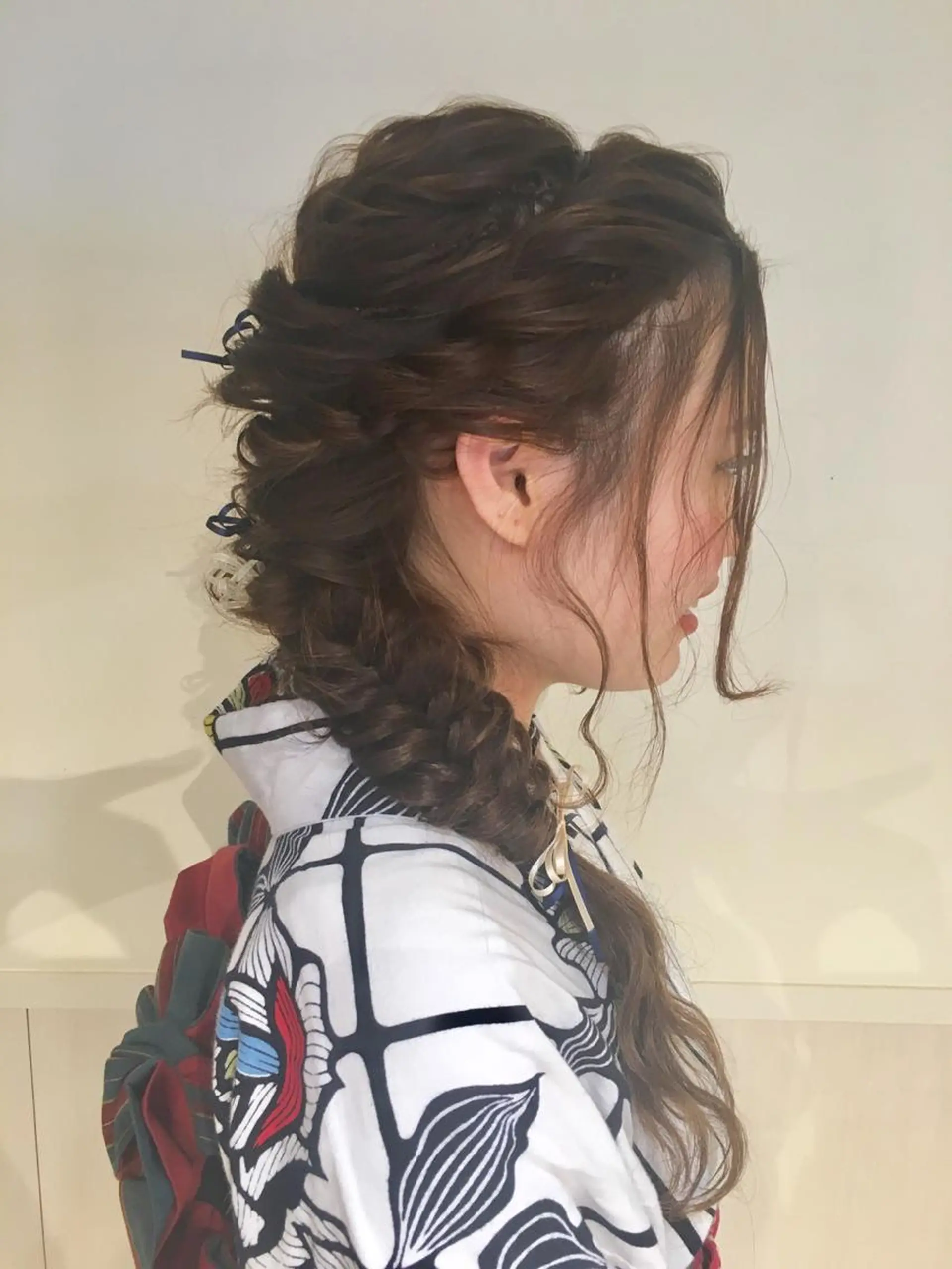 ロング ヘアアレンジ さかい なつみのヘアスタイル