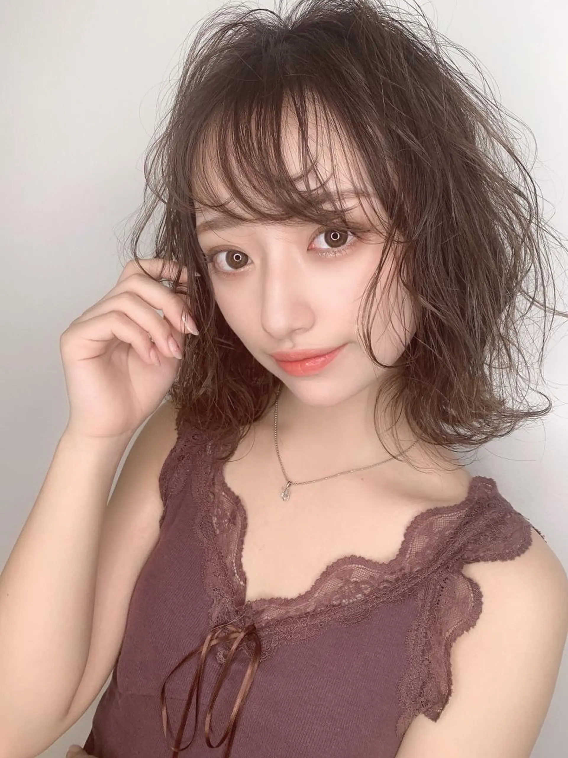 ミディアム カット ヘアカラー トリートメント Lond strada 心斎橋所属・🍀小川大輔🍀 ボブ/ブリーチ🥇のヘアスタイル