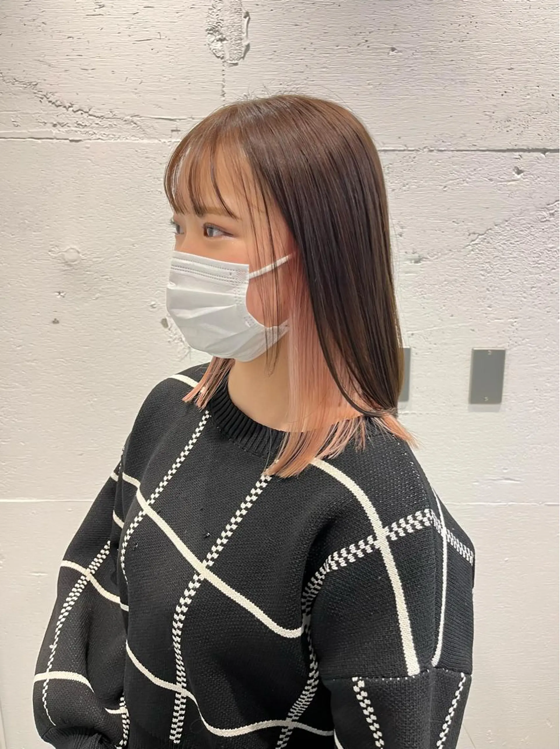 セミロング カラー 艶髪🌈ムラカミ サキのヘアスタイル