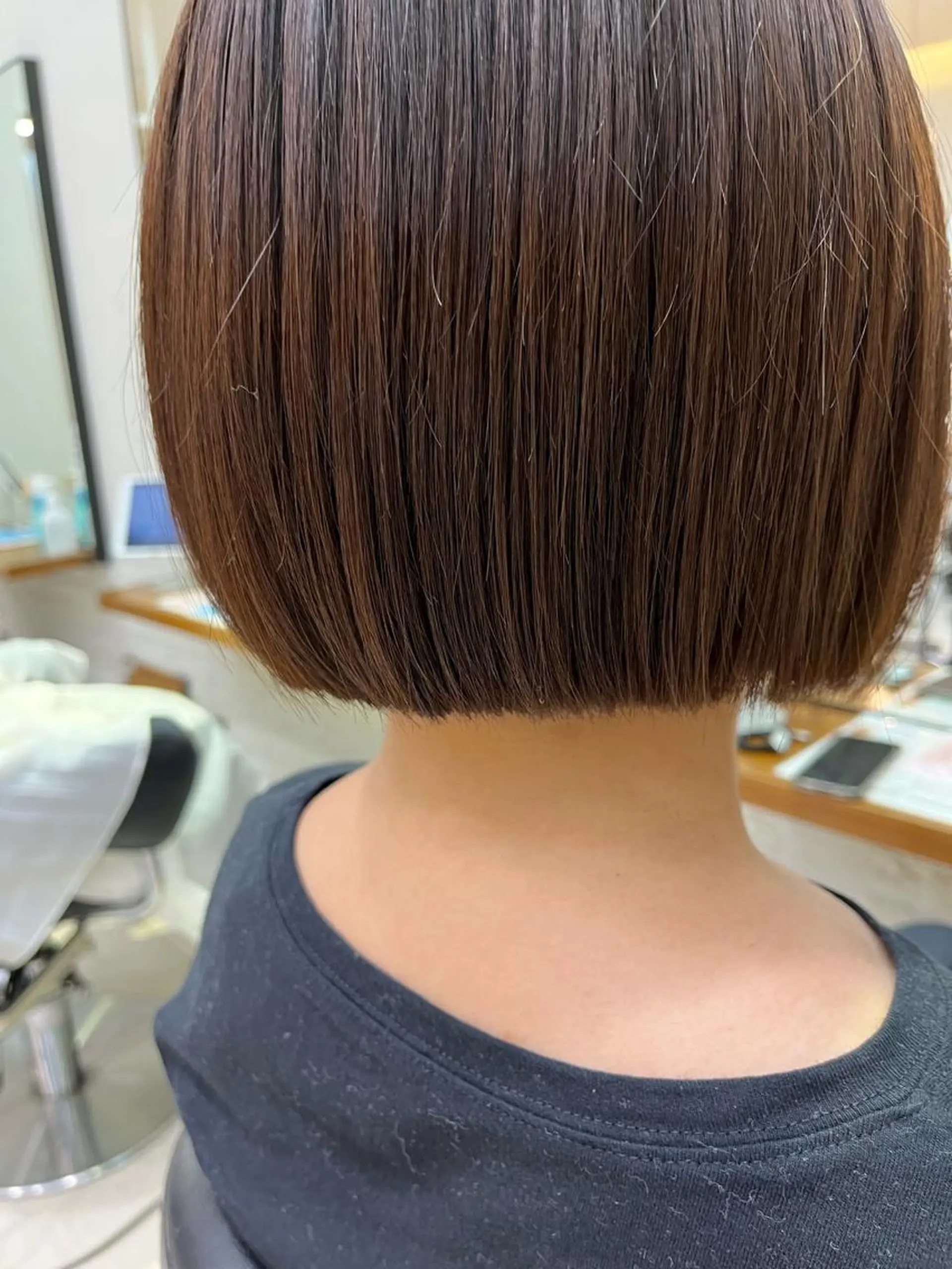 ミディアム ボブ コテ巻き風パーマ🫧 麻尋のヘアスタイル