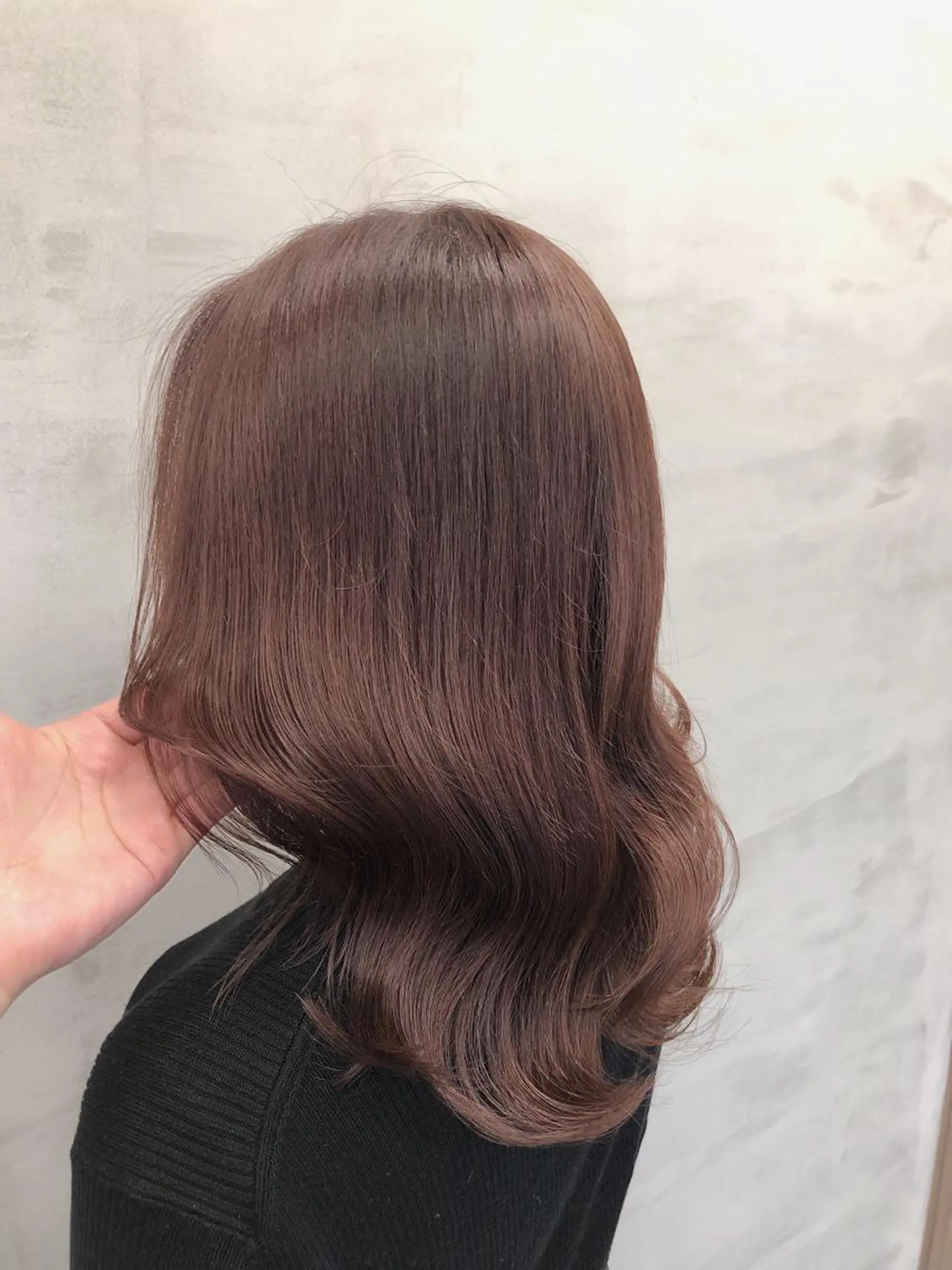 ミディアム カラー ブリーチ ブリーチなしカラー 【美髪特化 髪質改善サイトウ】のヘアスタイル