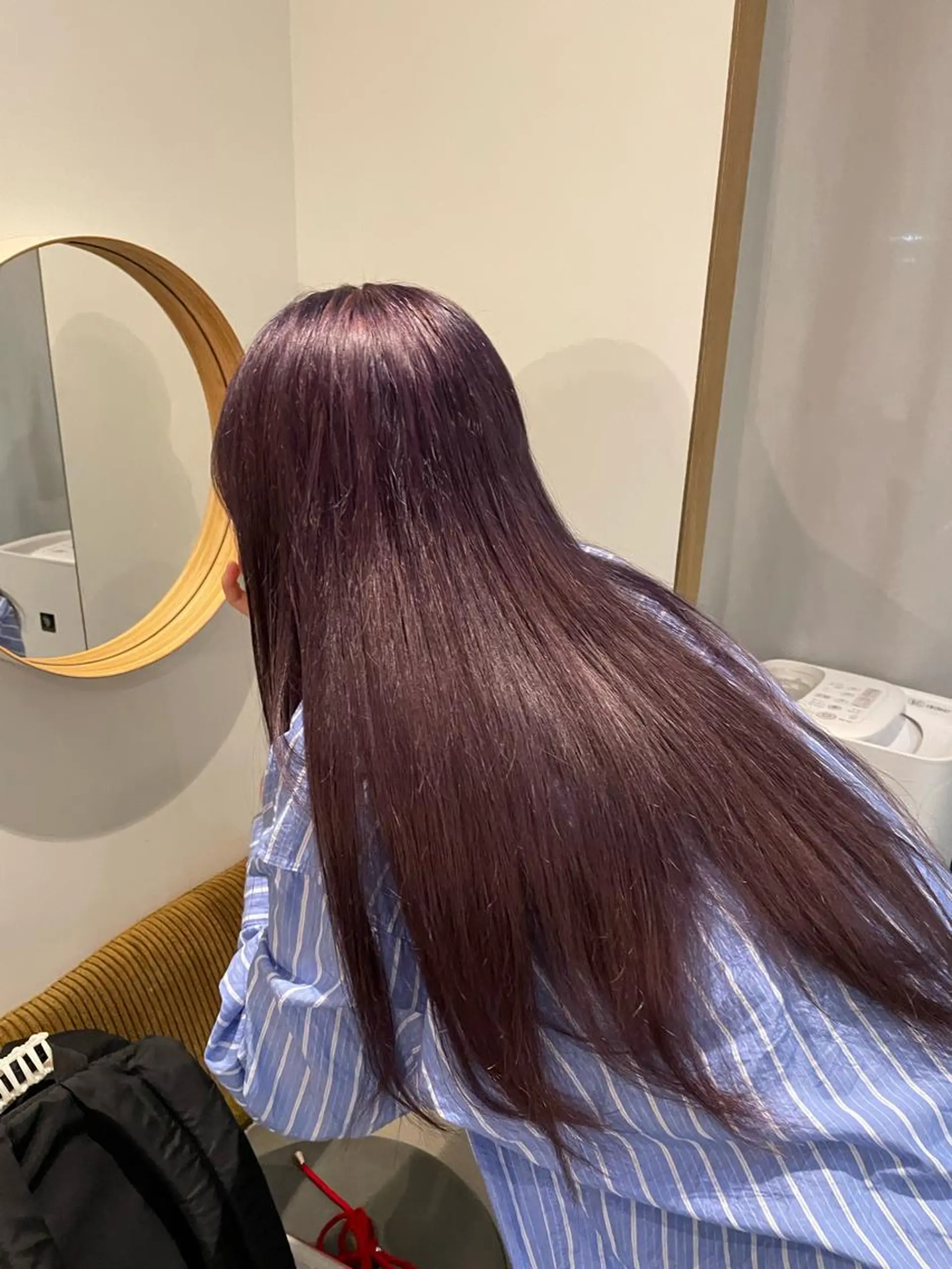 ロング ラベンダーベージュ ボブ/艶カラー 鎌倉/MIHO🌼のヘアスタイル