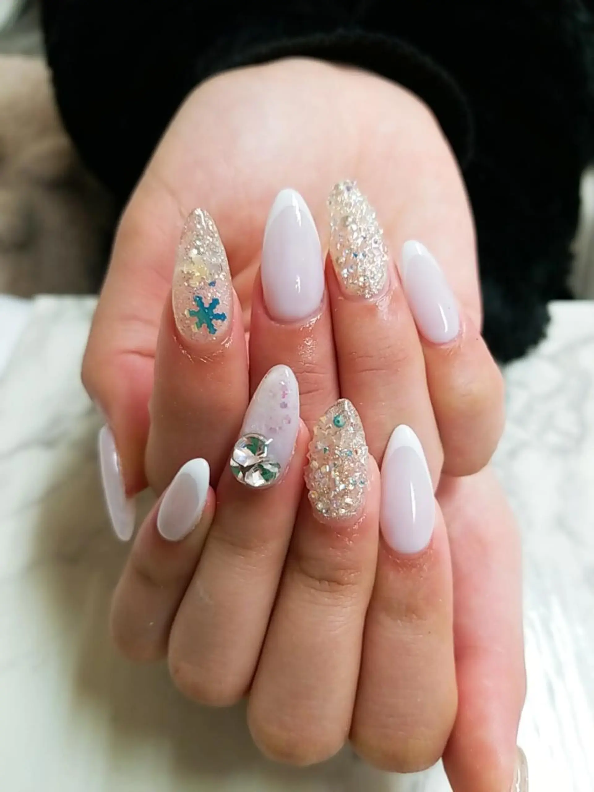 ネイル アートネイル ジェルネイル 持ち込み ニュアンスネイル パラジェル 河野ちえ (雑誌掲載サロン)のネイルデザイン