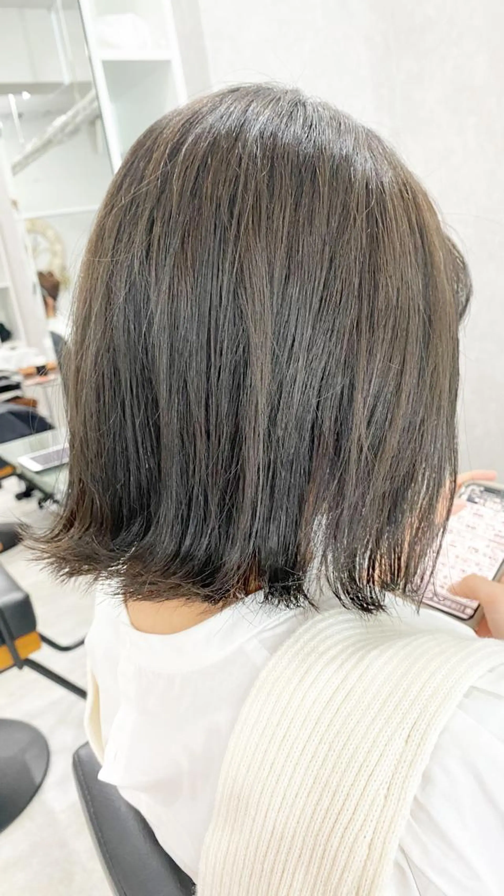 ミディアム カラー ⭐️ショート⭐️美髪 矯正⭐️水口陸のヘアスタイル