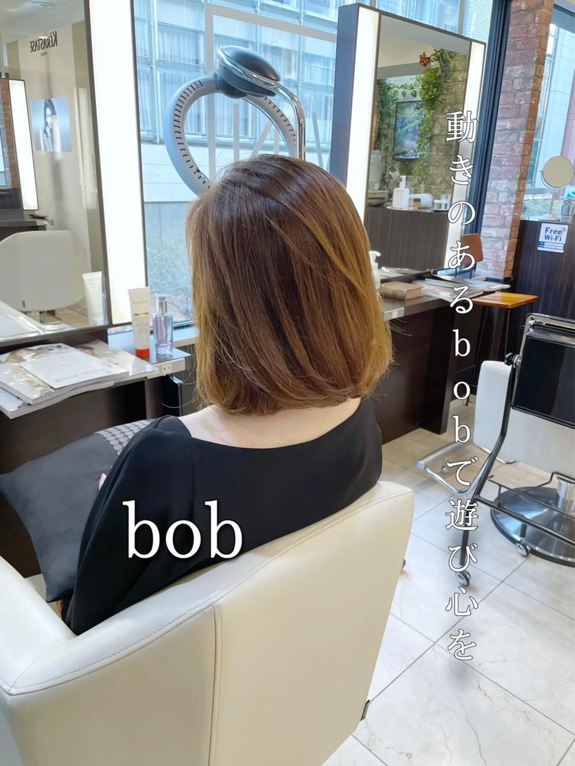 ショート カラー カット パーマ newline銀座所属・🍀🍀🍀 金子涼🍀🍀🍀のヘアスタイル