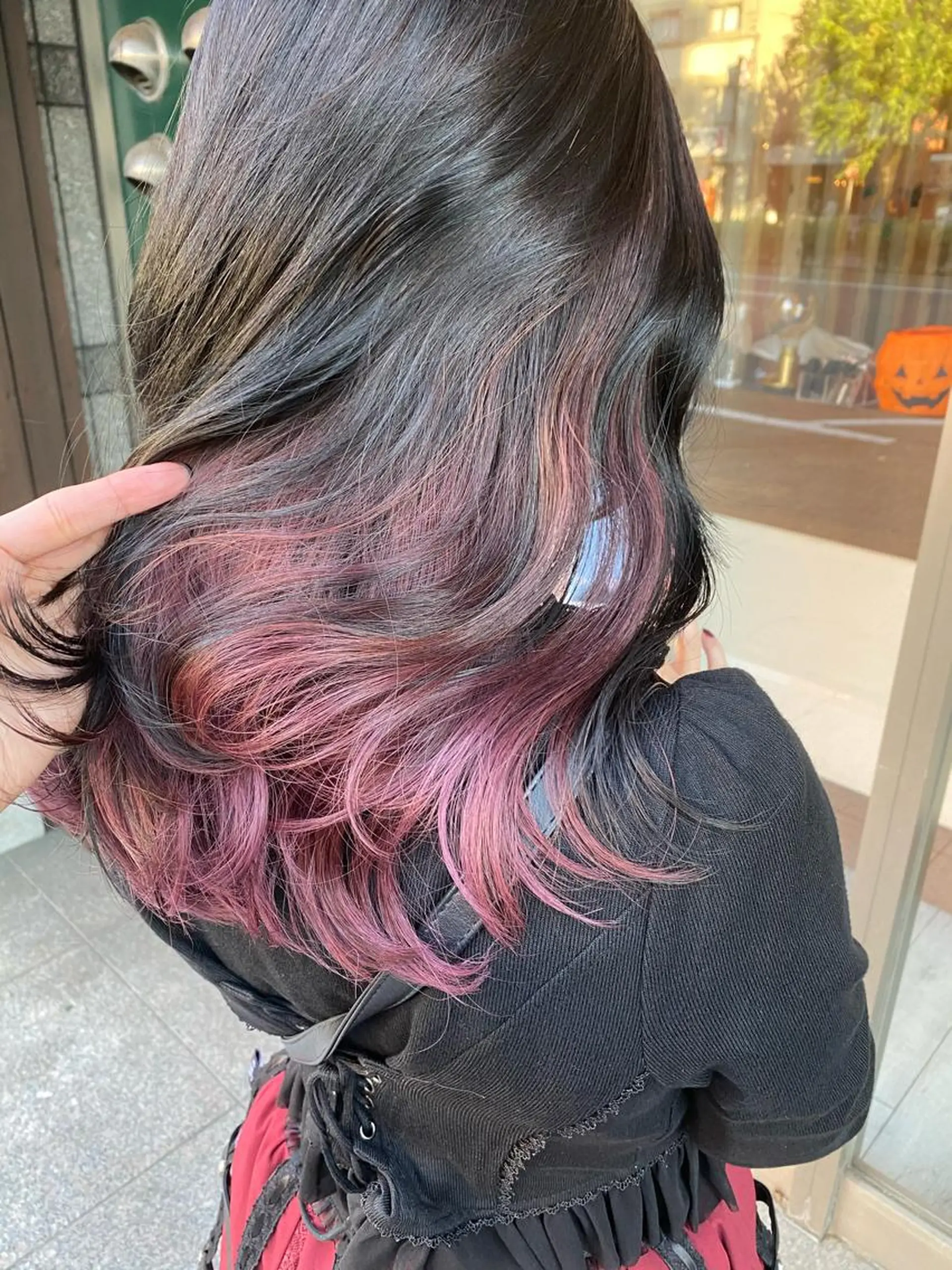 ロング カラー インナーカラー ラベンダーカラー ラベンダーピンク ピンクカラー カット ヘアカラー トリートメント 日比 貴大/ minim hairのヘアスタイル