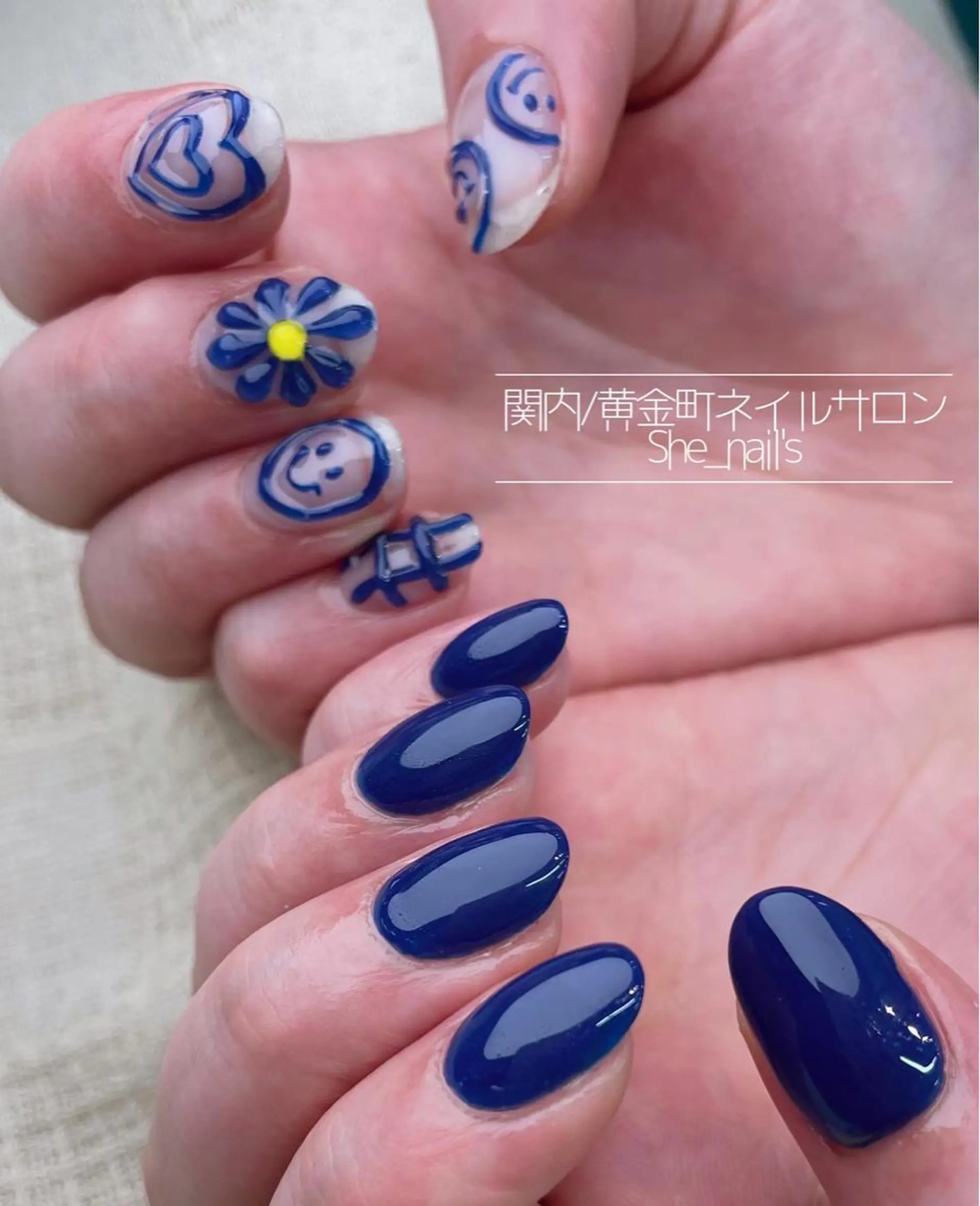 ネイル Blushオーナー Shiinaのネイルデザイン