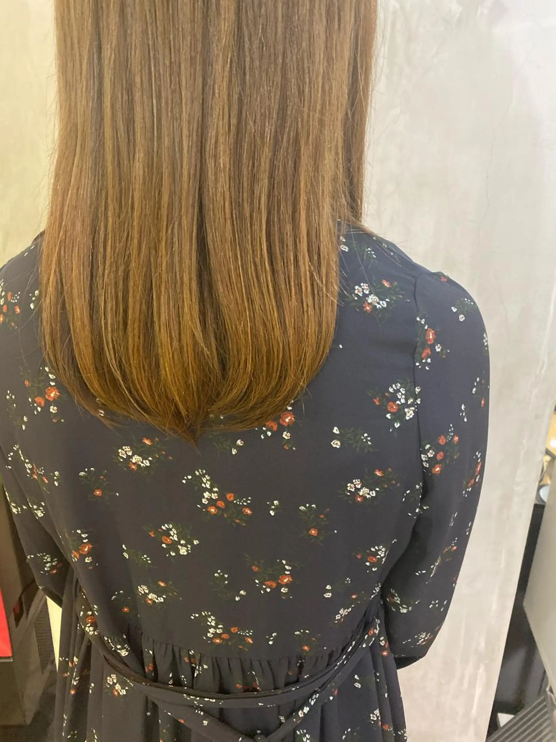 セミロング カラー ヘアアレンジ ブラウンカラー ミルクティーブラウン stylist/蛯谷 珠里のヘアスタイル